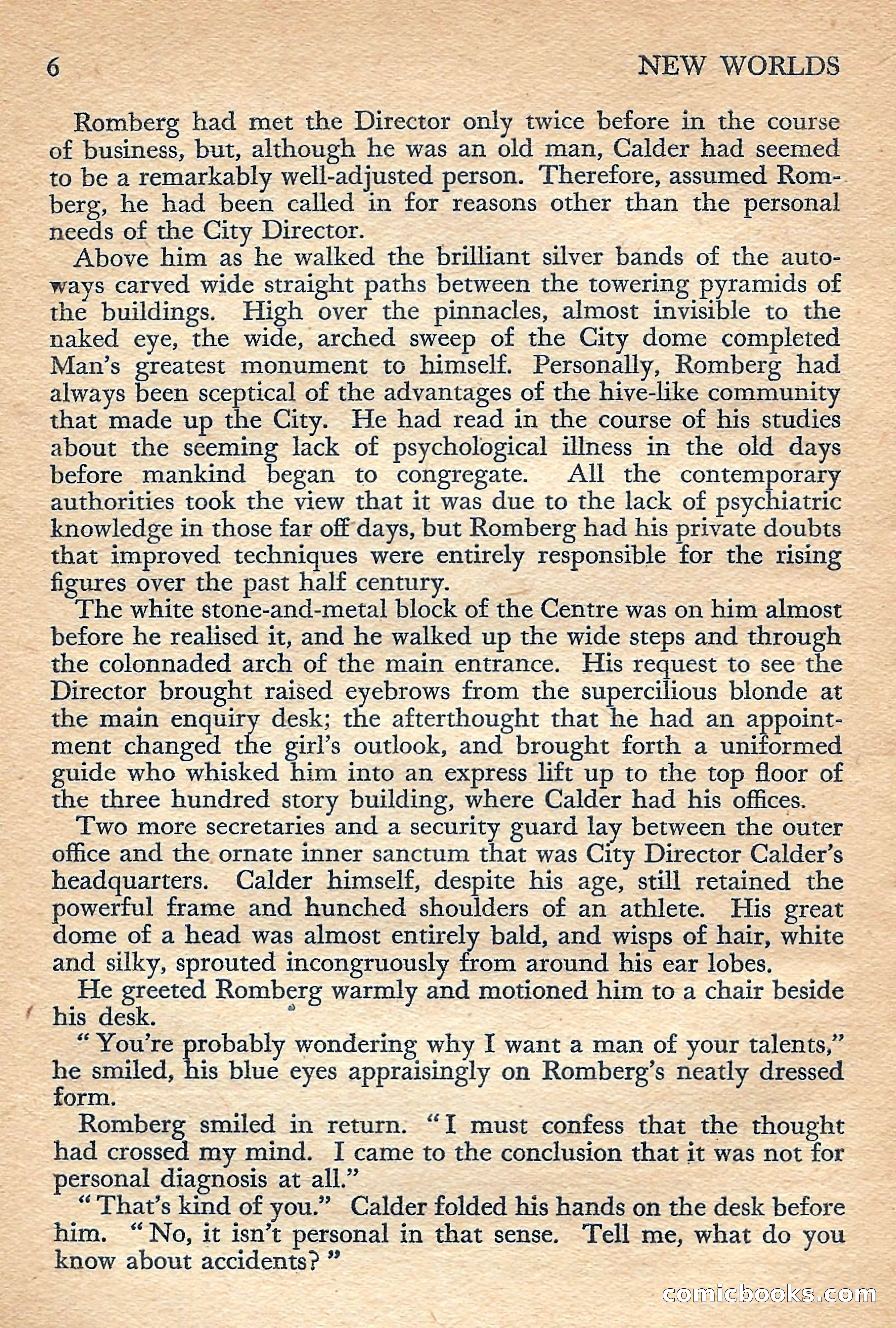 New Worlds Science Fiction No. 51 — page 8 of 132