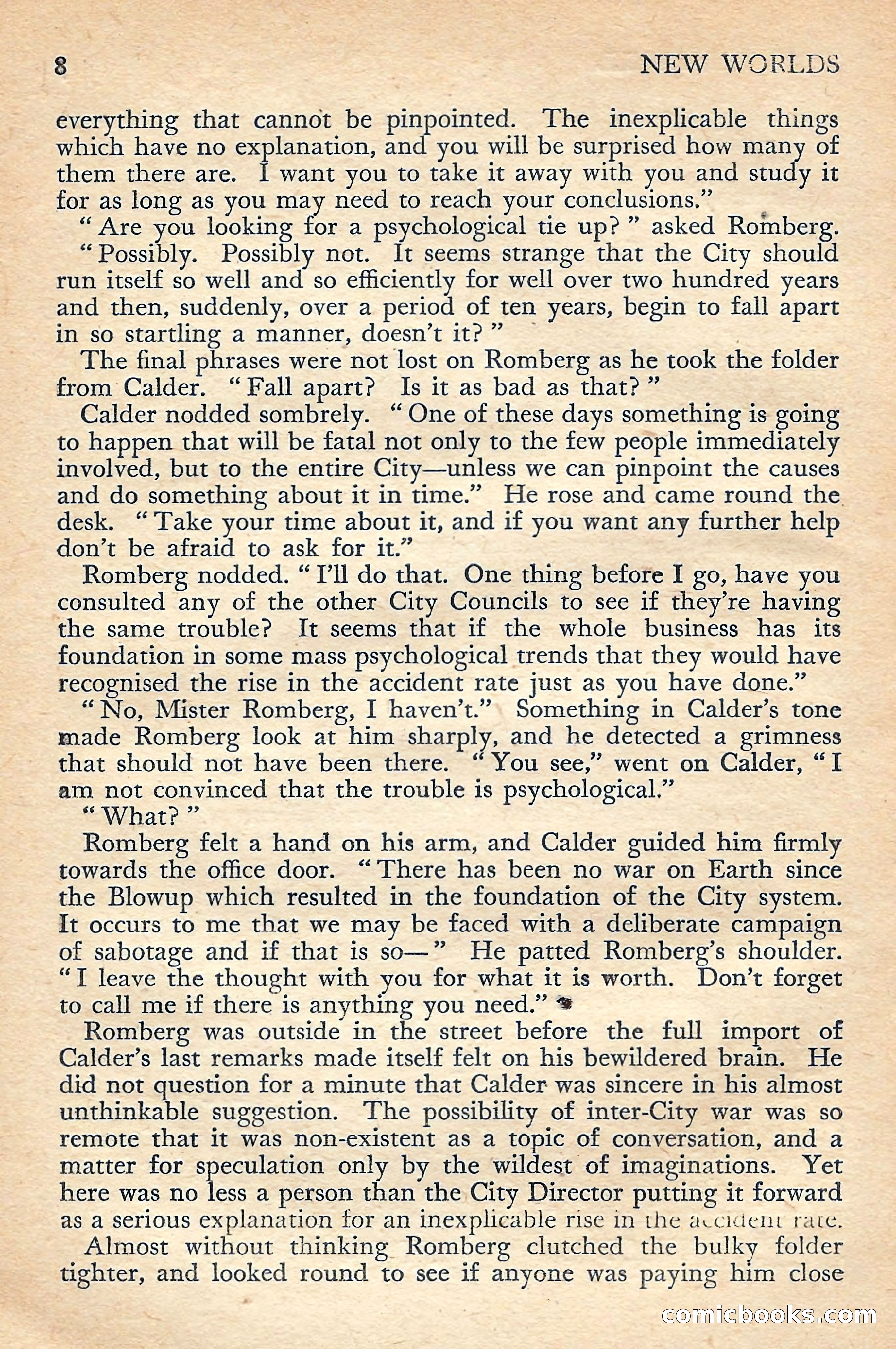 New Worlds Science Fiction No. 51 — page 10 of 132