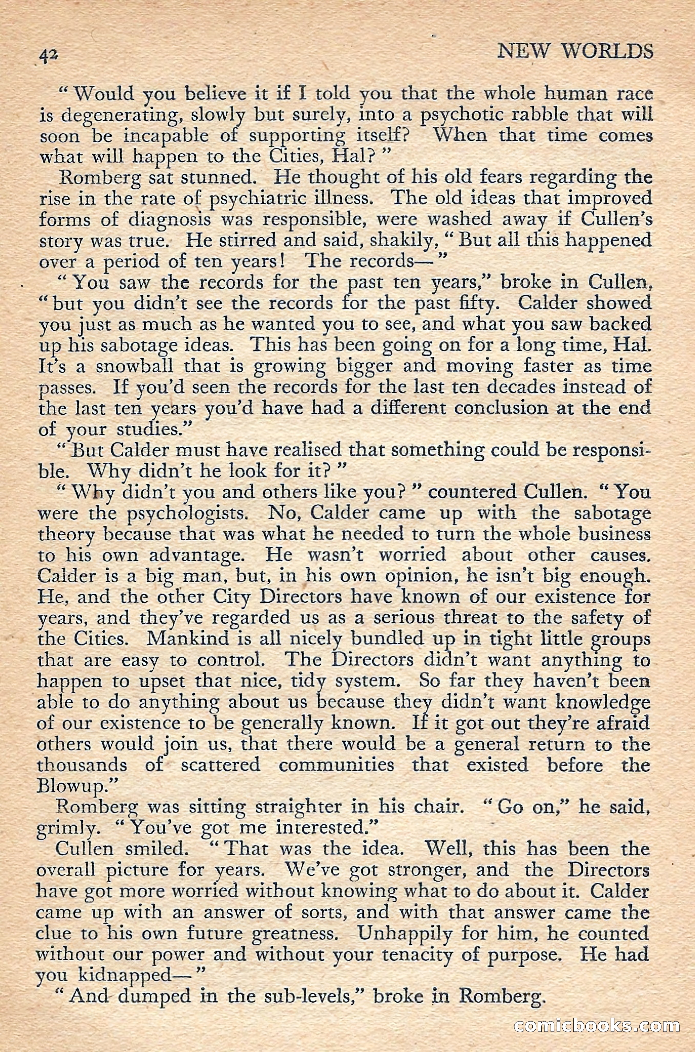 New Worlds Science Fiction No. 51 — page 44 of 132