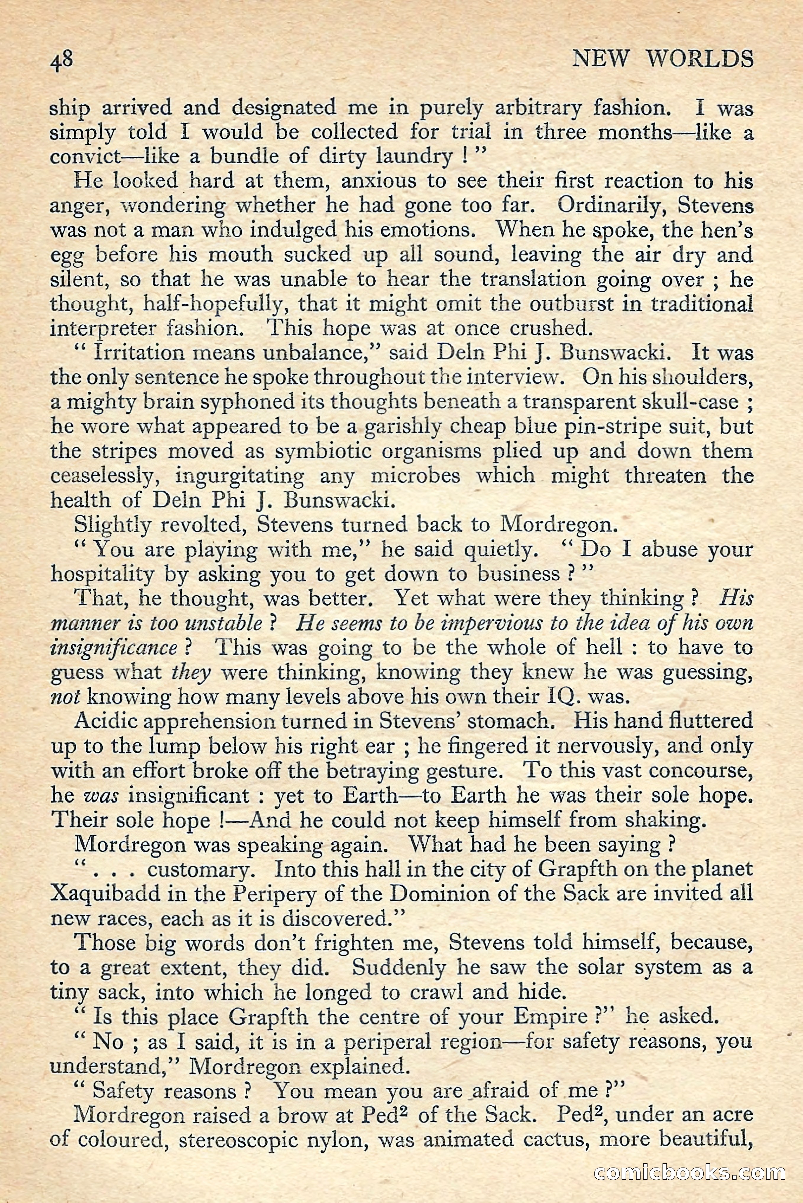 New Worlds Science Fiction No. 51 — page 50 of 132