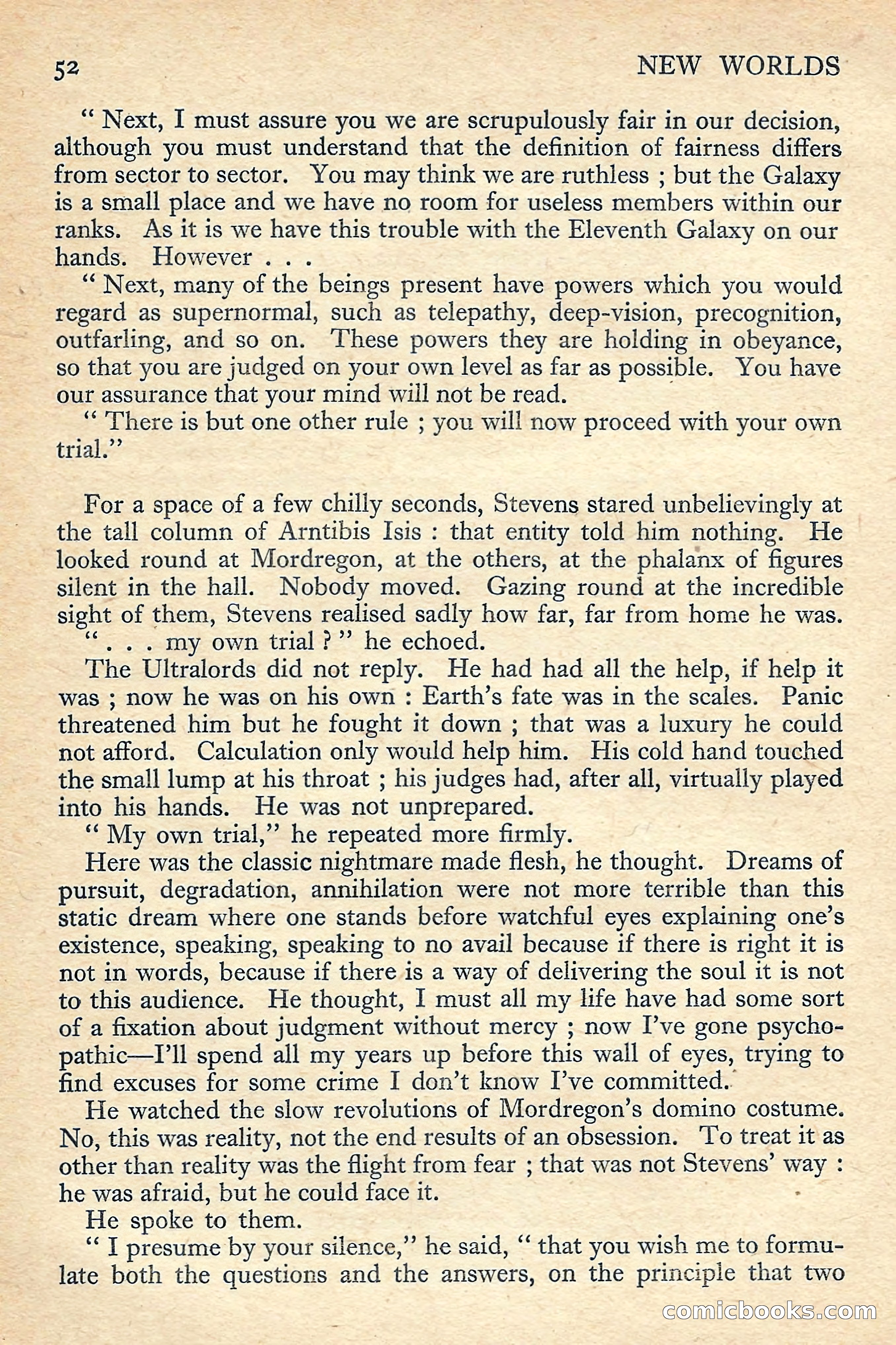 New Worlds Science Fiction No. 51 — page 54 of 132