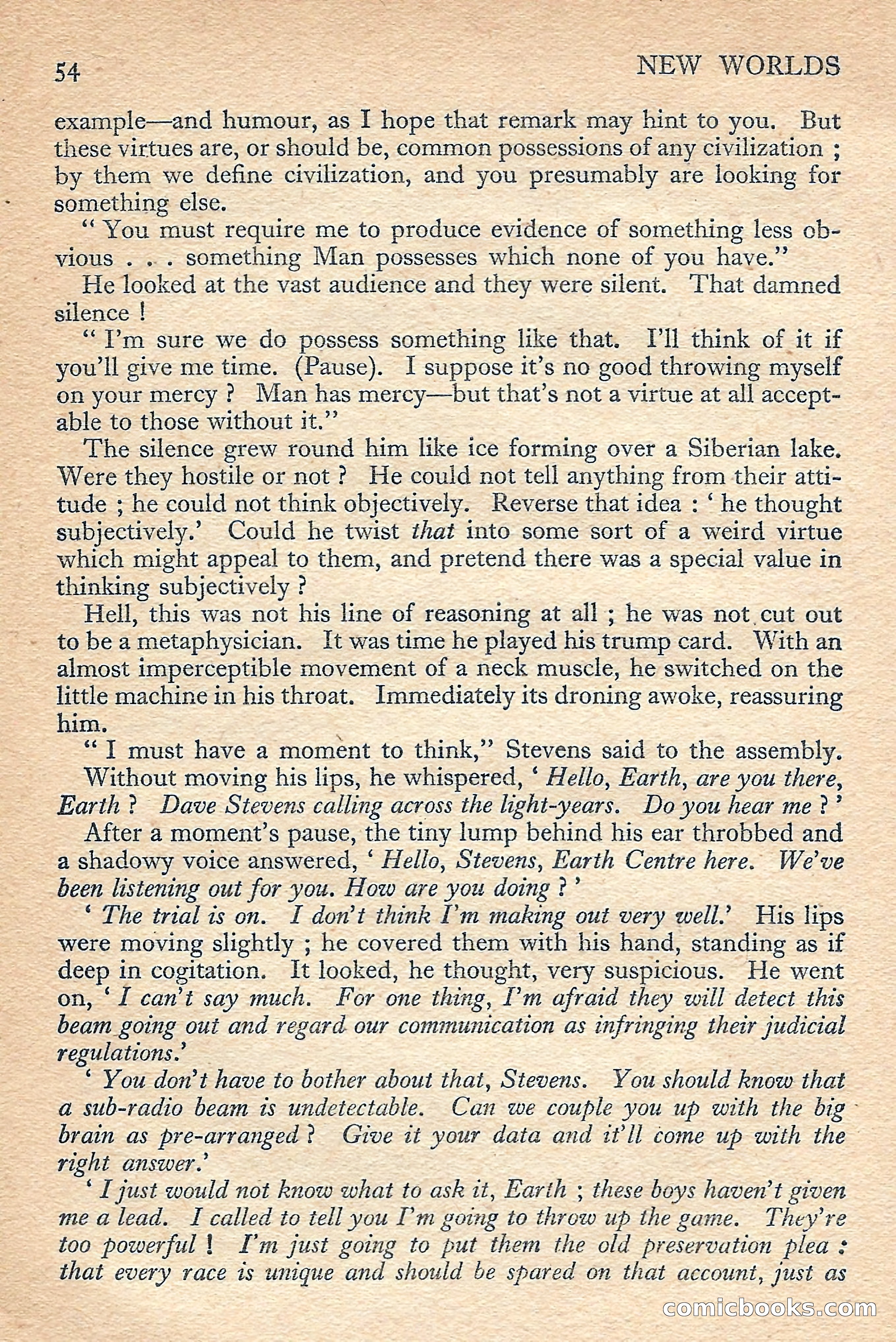 New Worlds Science Fiction No. 51 — page 56 of 132