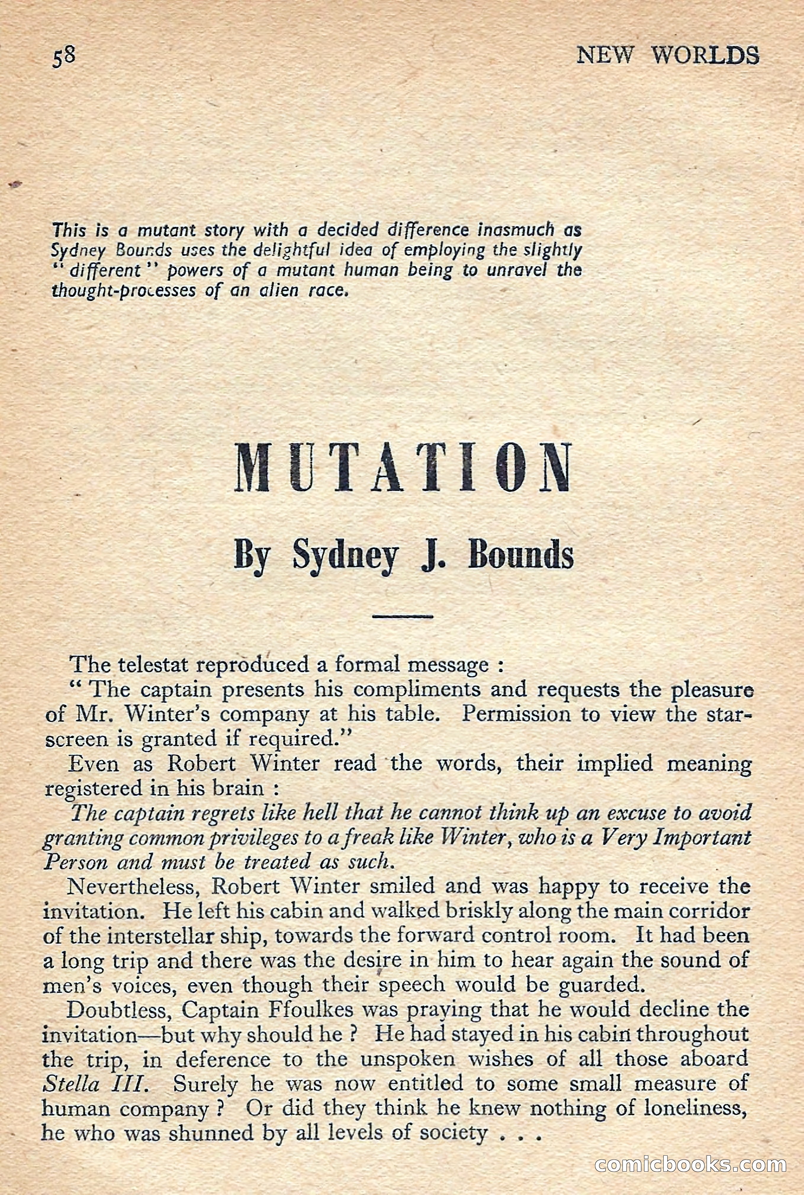 New Worlds Science Fiction No. 51 — page 60 of 132