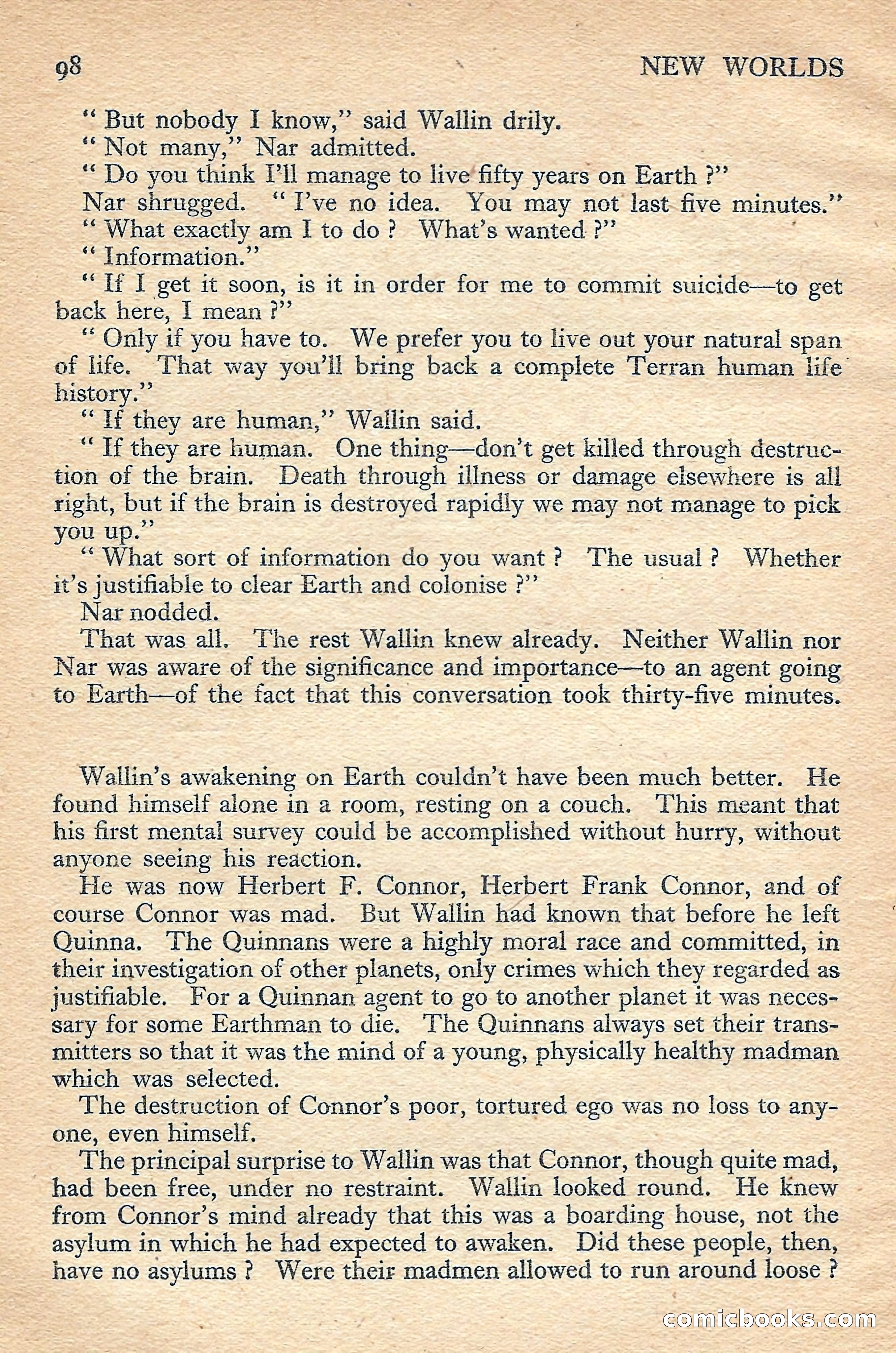 New Worlds Science Fiction No. 51 — page 100 of 132