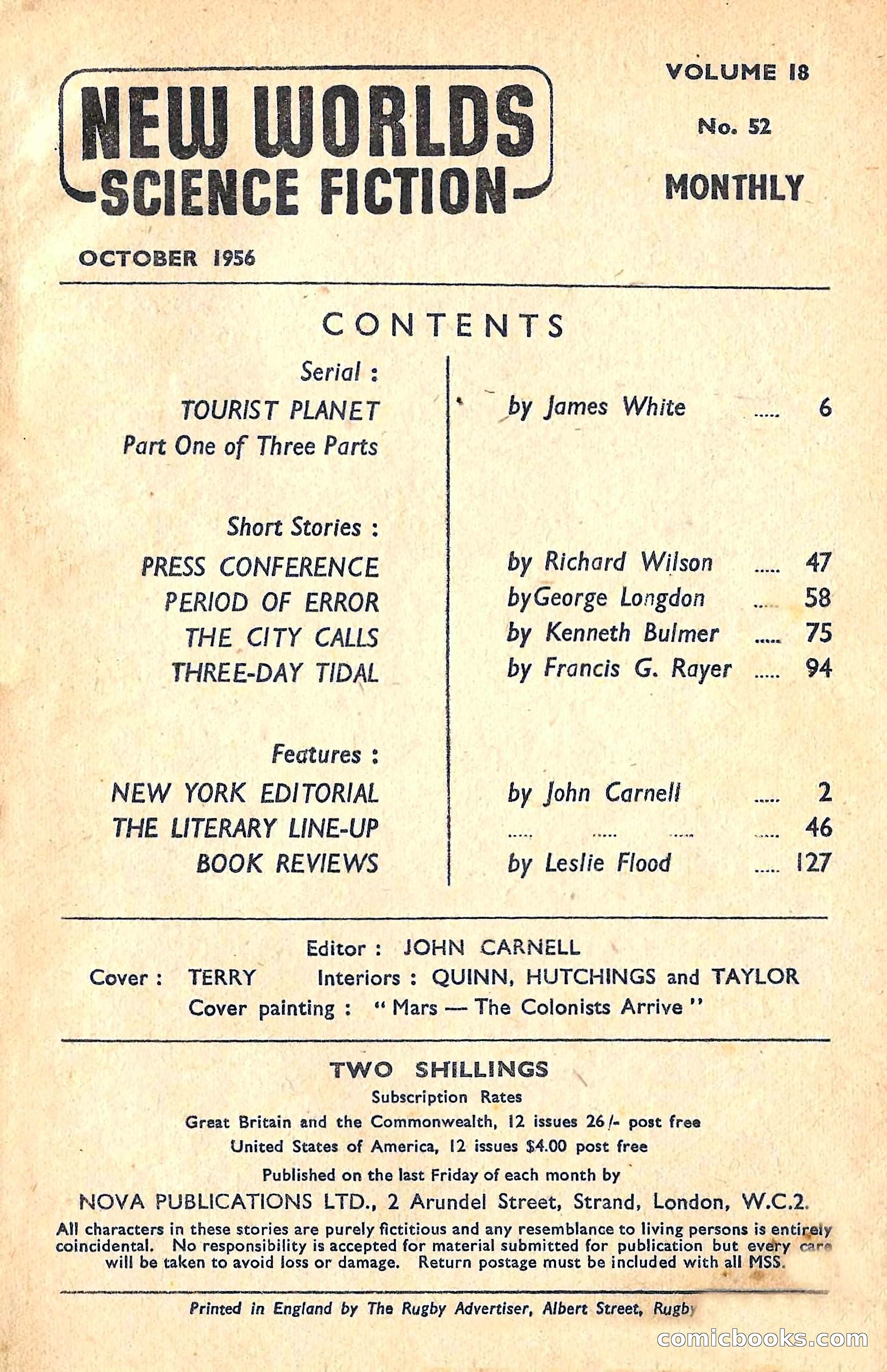 New Worlds Science Fiction No. 52 — page 3 of 132