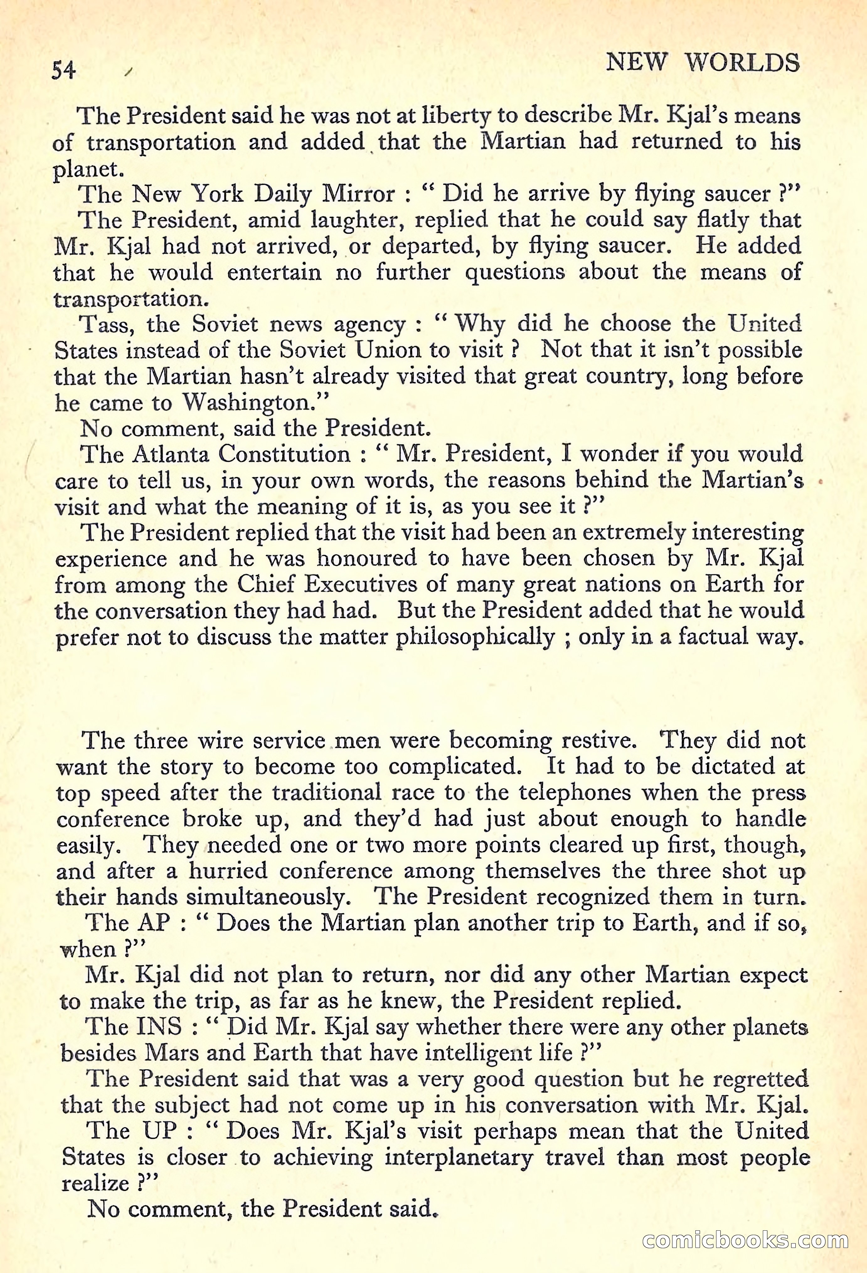 New Worlds Science Fiction No. 52 — page 56 of 132