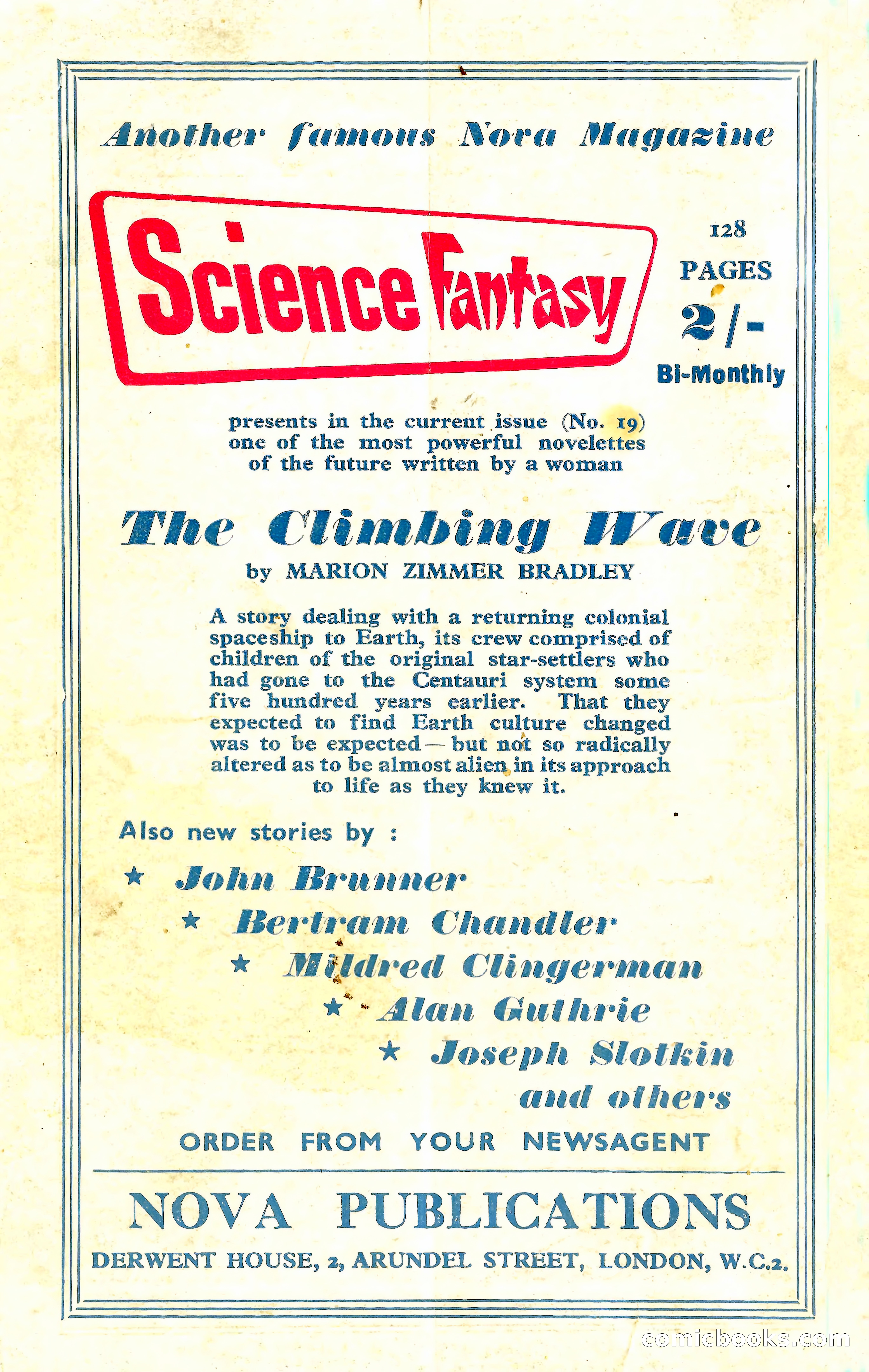 New Worlds Science Fiction No. 52 — page 132 of 132