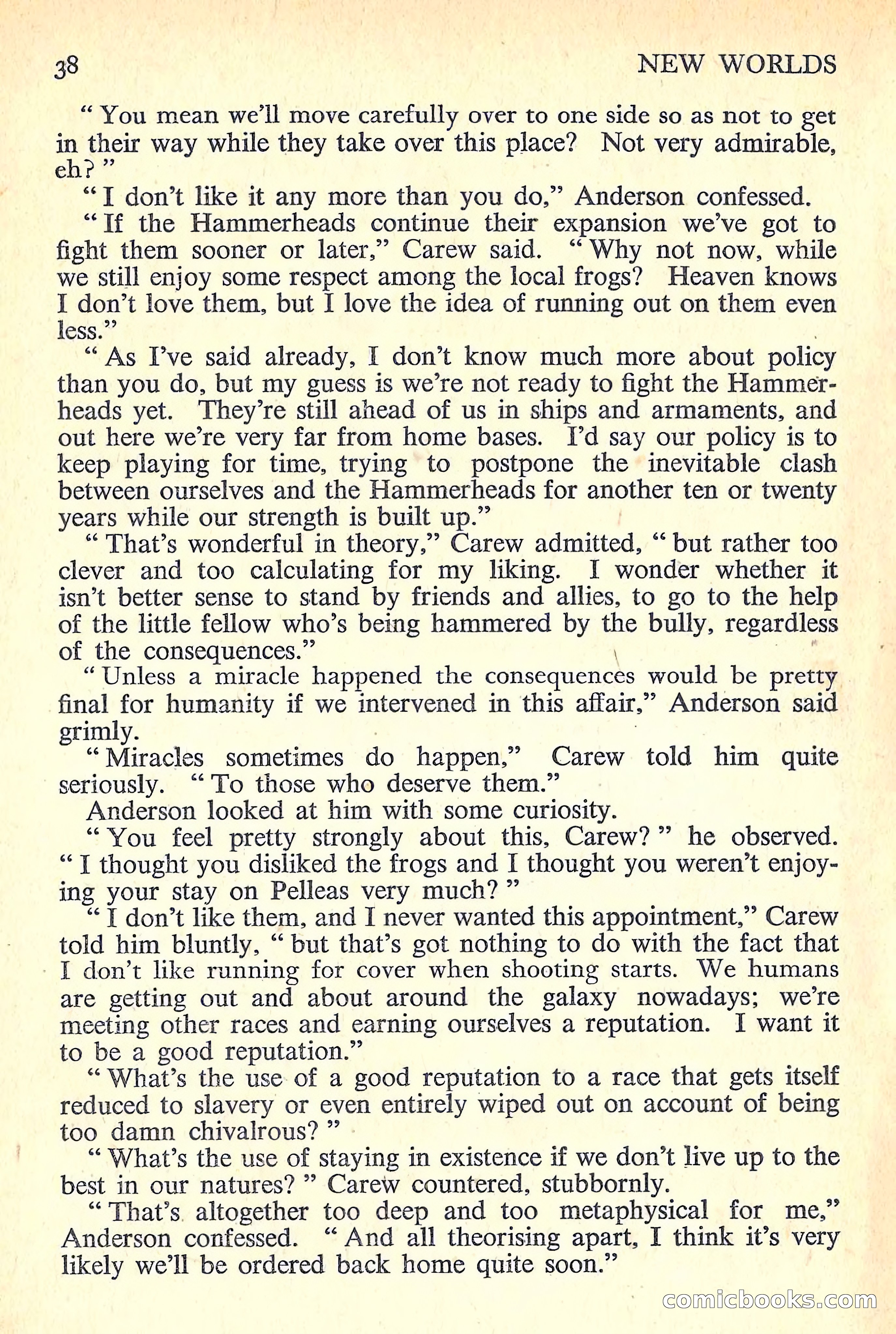 New Worlds Science Fiction No. 53 — page 40 of 132