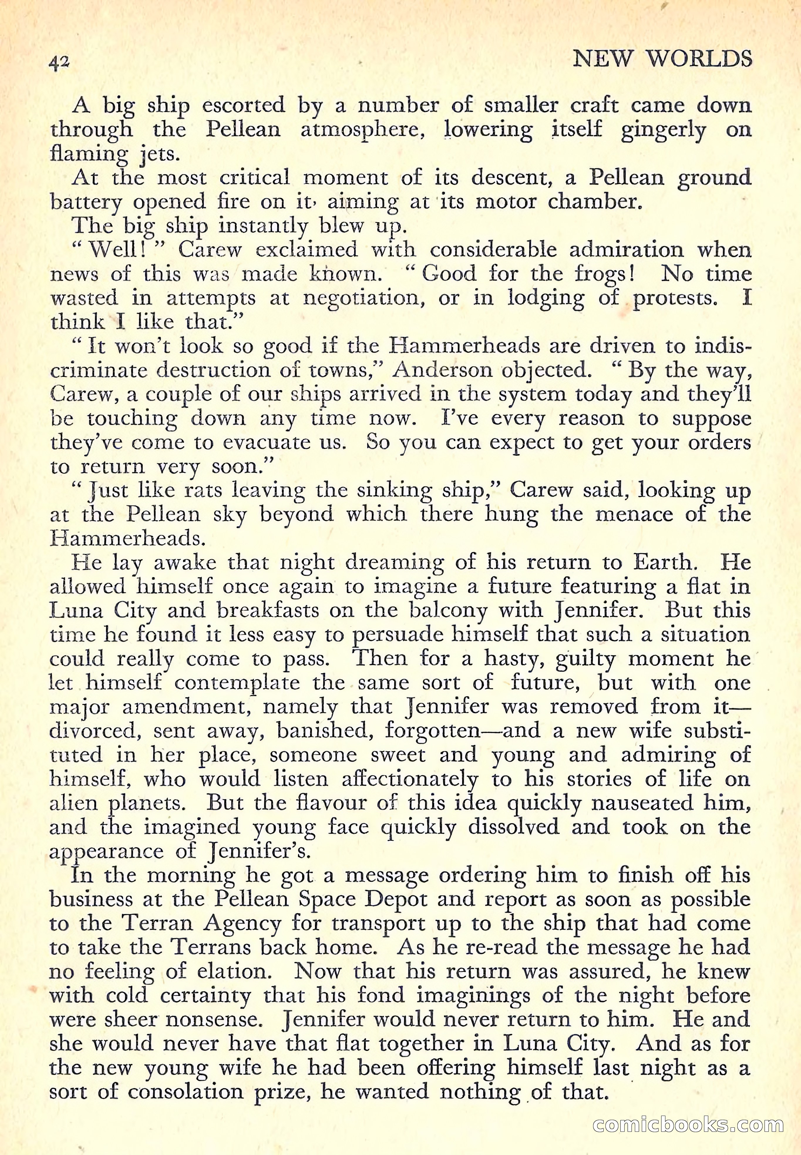 New Worlds Science Fiction No. 53 — page 44 of 132