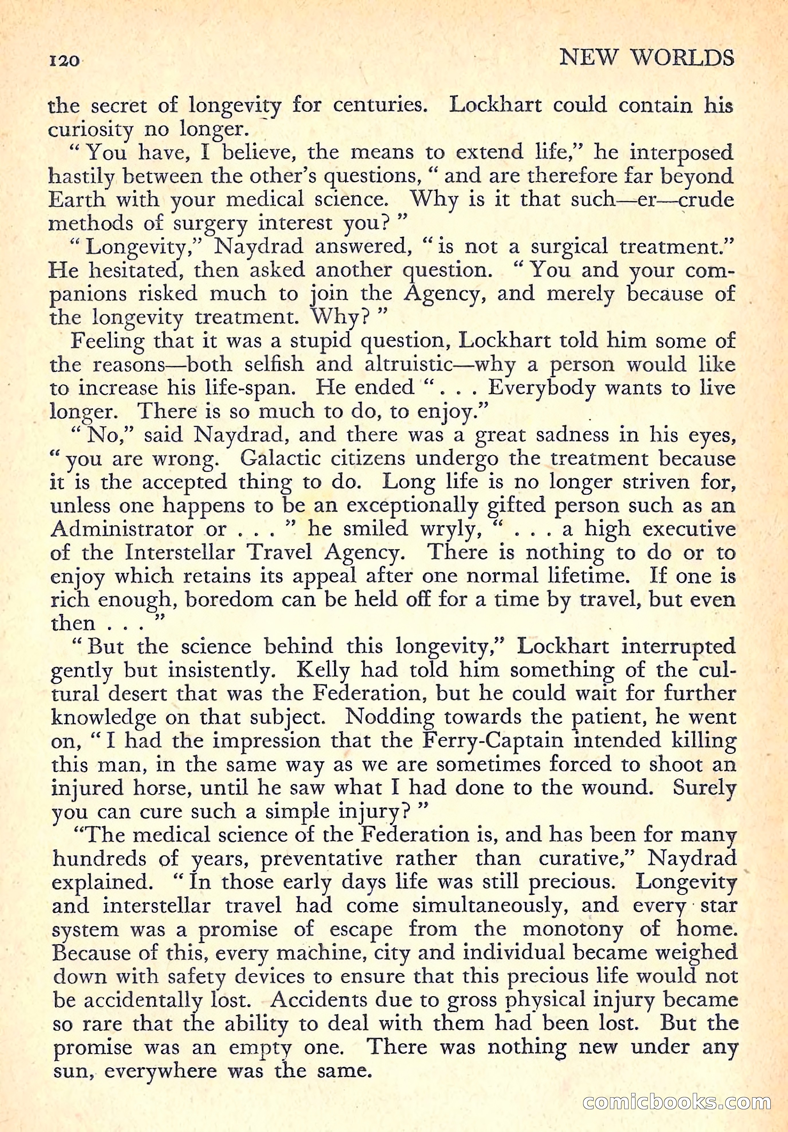 New Worlds Science Fiction No. 53 — page 122 of 132