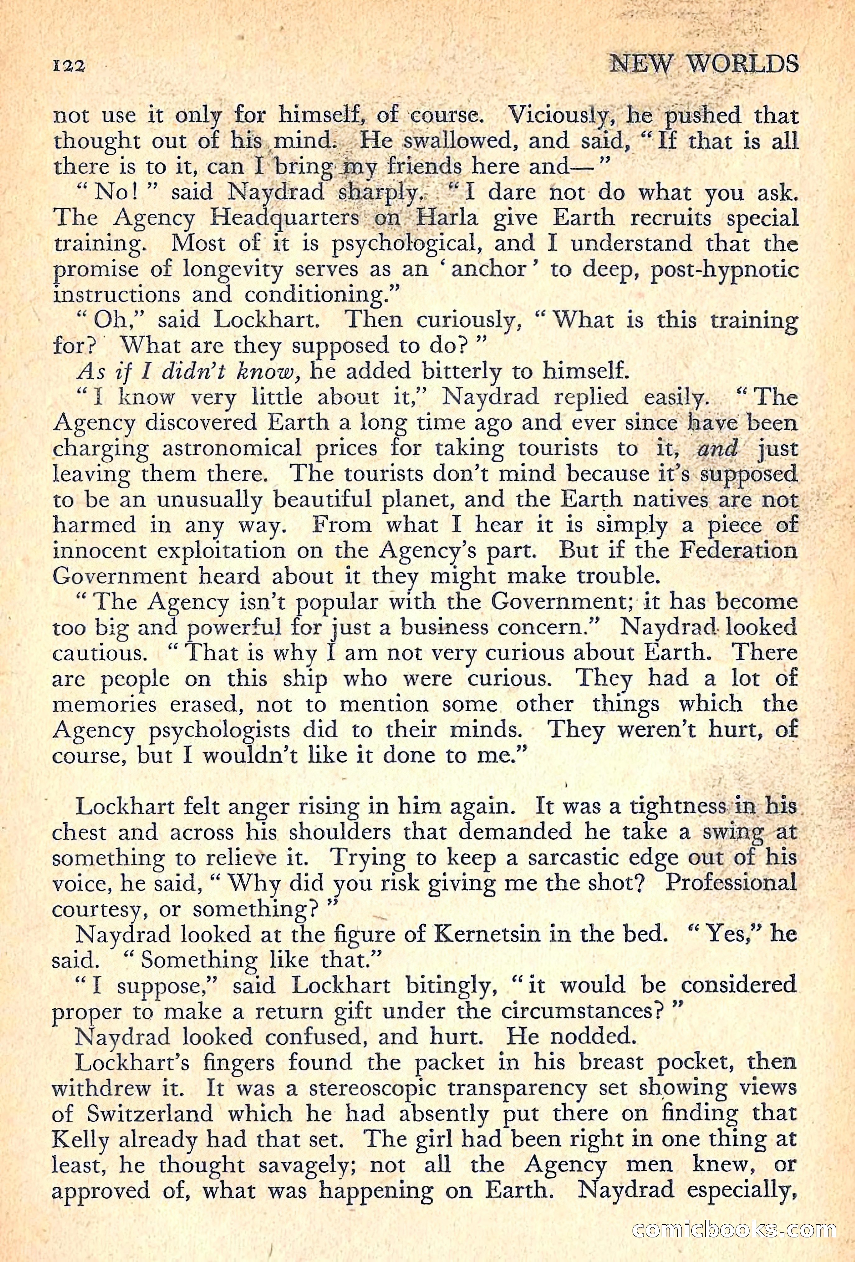 New Worlds Science Fiction No. 53 — page 124 of 132