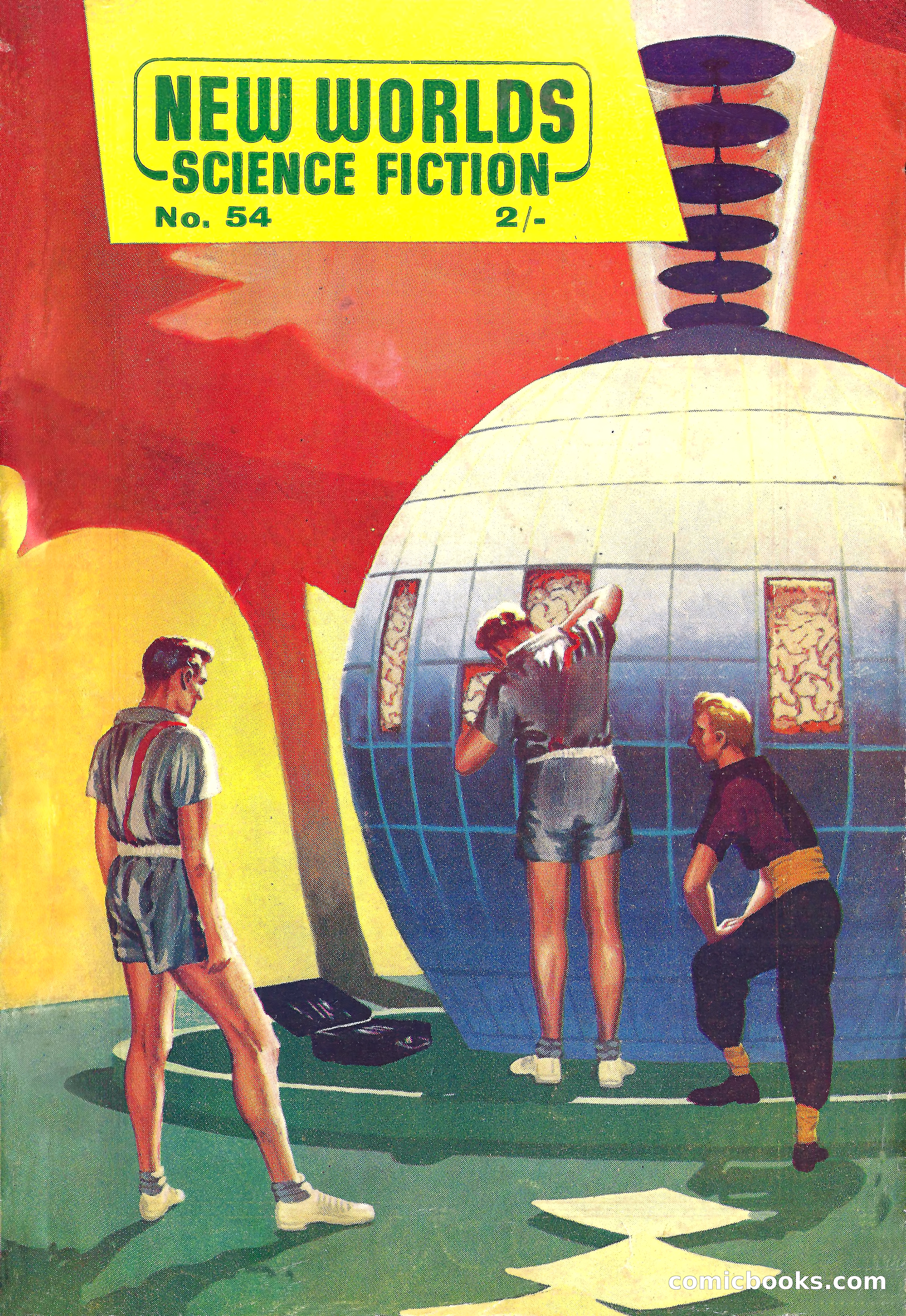 New Worlds Science Fiction No. 54 — page 1 of 132