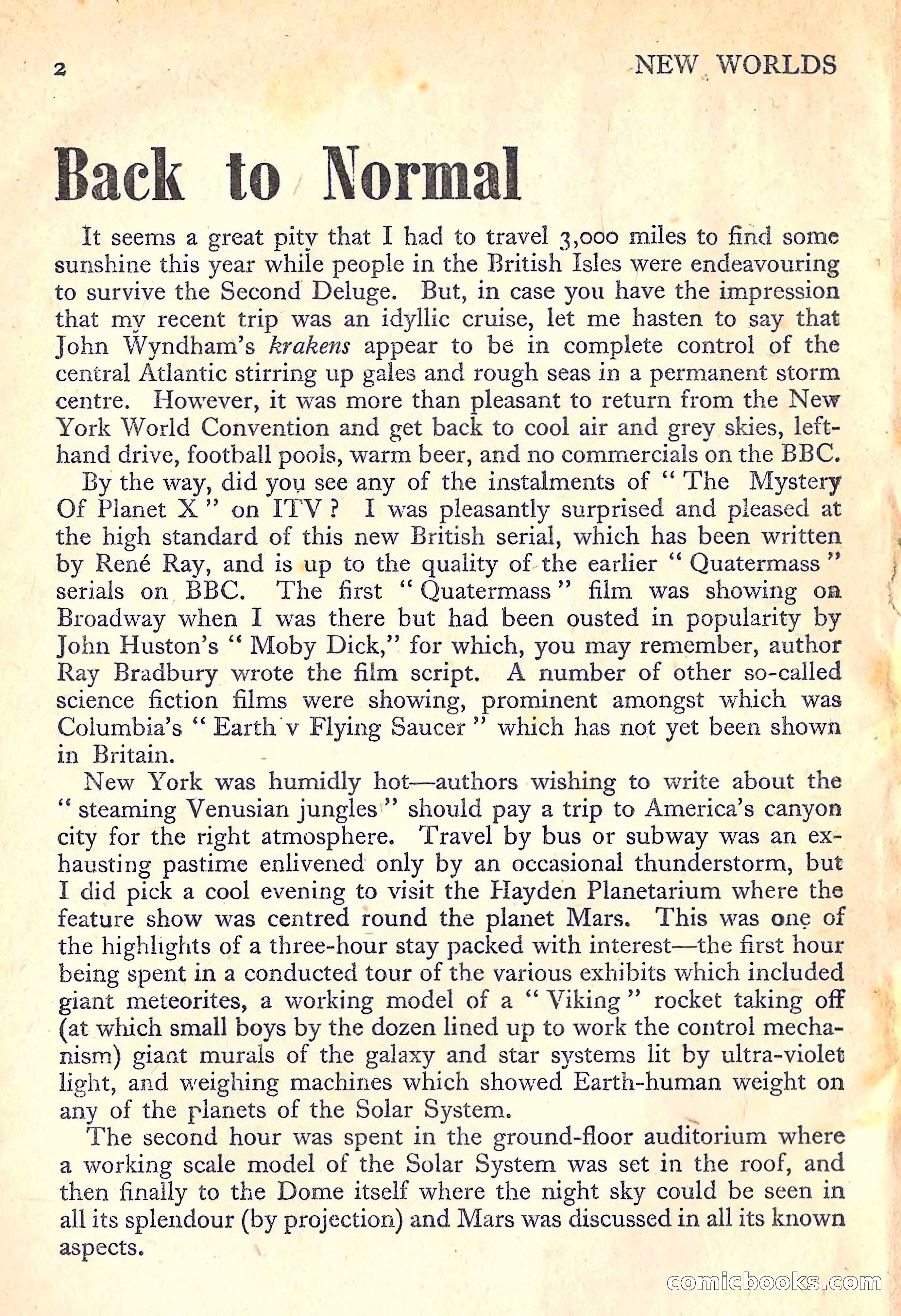 New Worlds Science Fiction No. 54 — page 4 of 132
