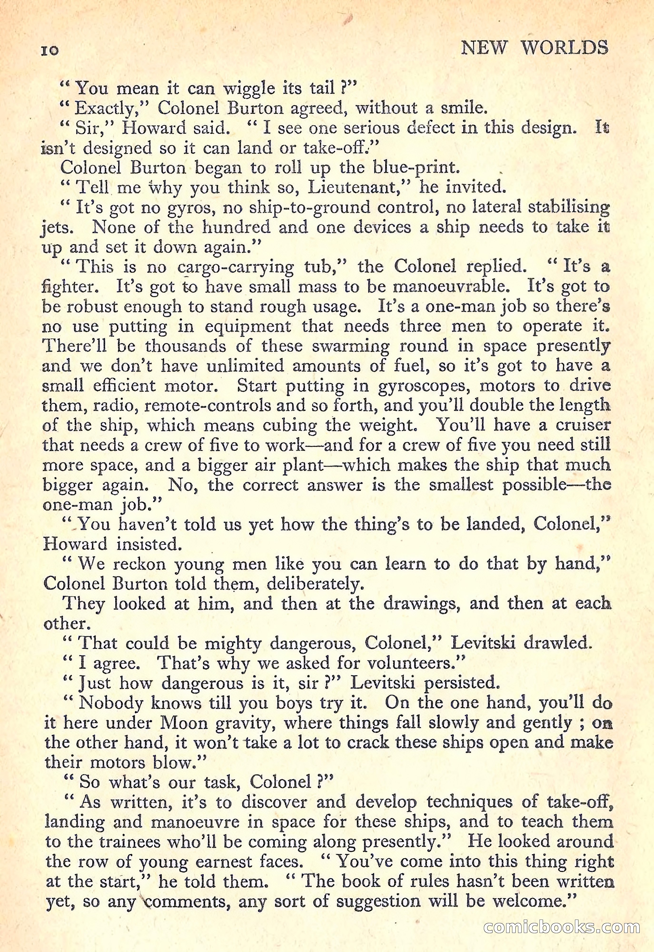 New Worlds Science Fiction No. 54 — page 12 of 132