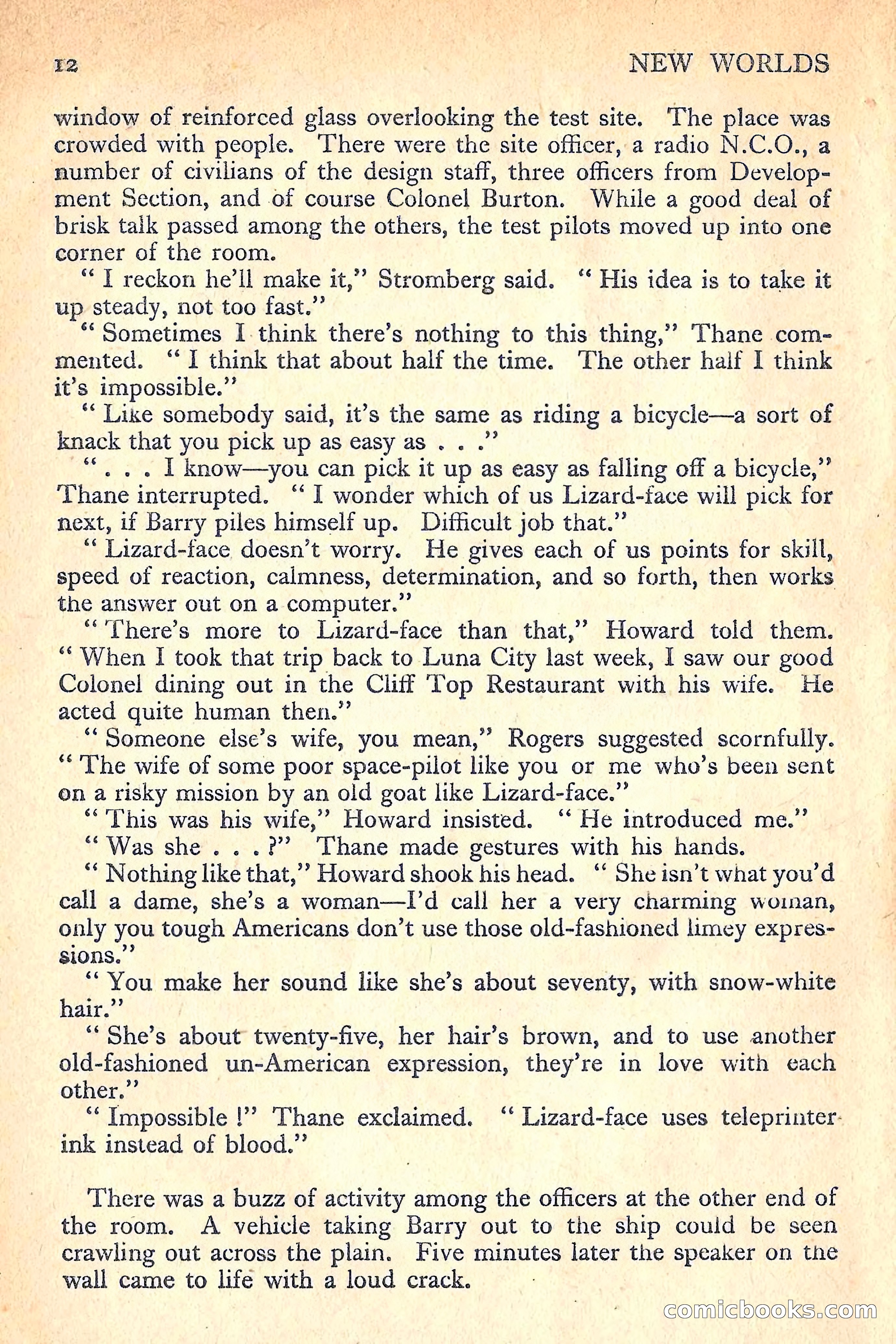 New Worlds Science Fiction No. 54 — page 14 of 132