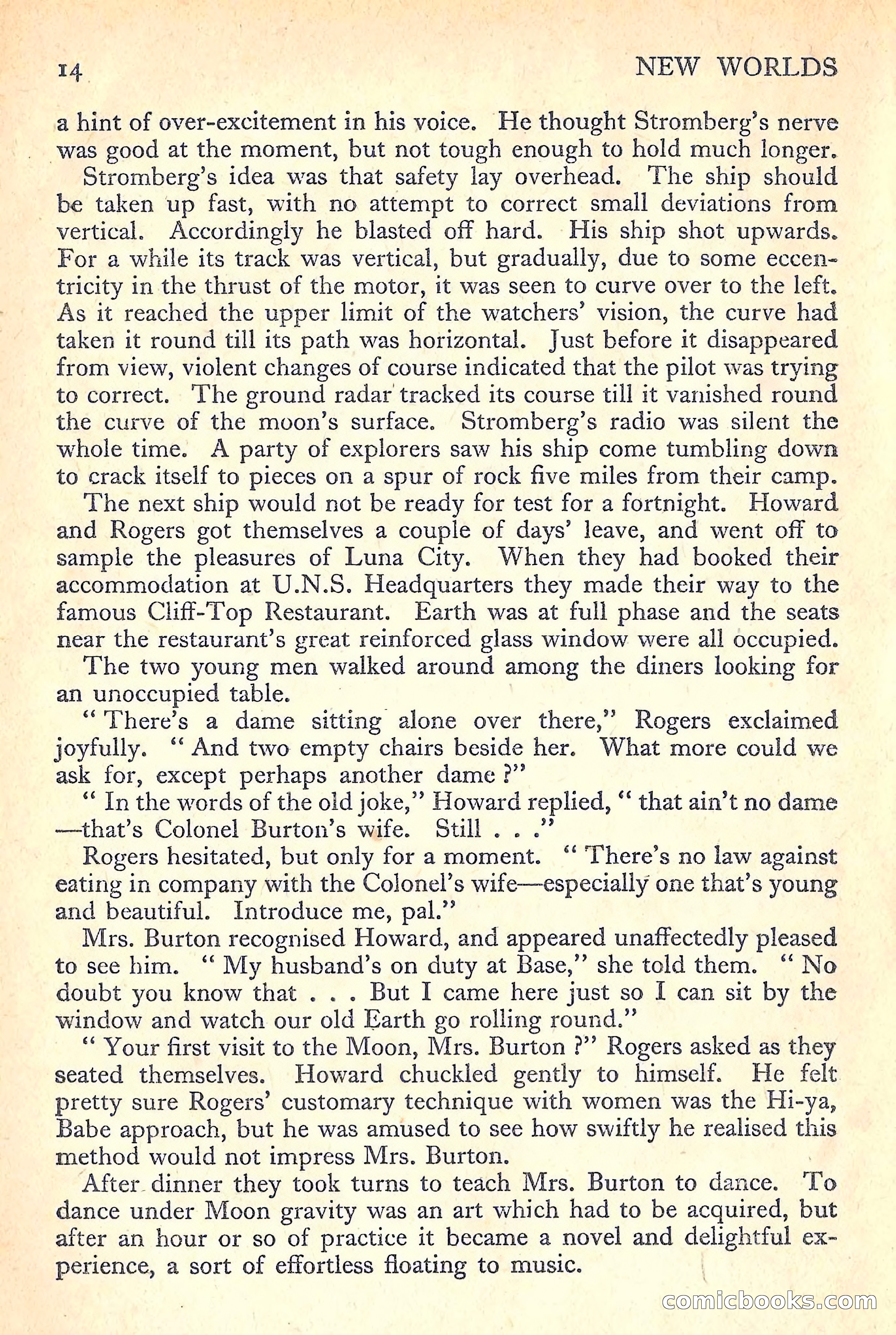 New Worlds Science Fiction No. 54 — page 16 of 132