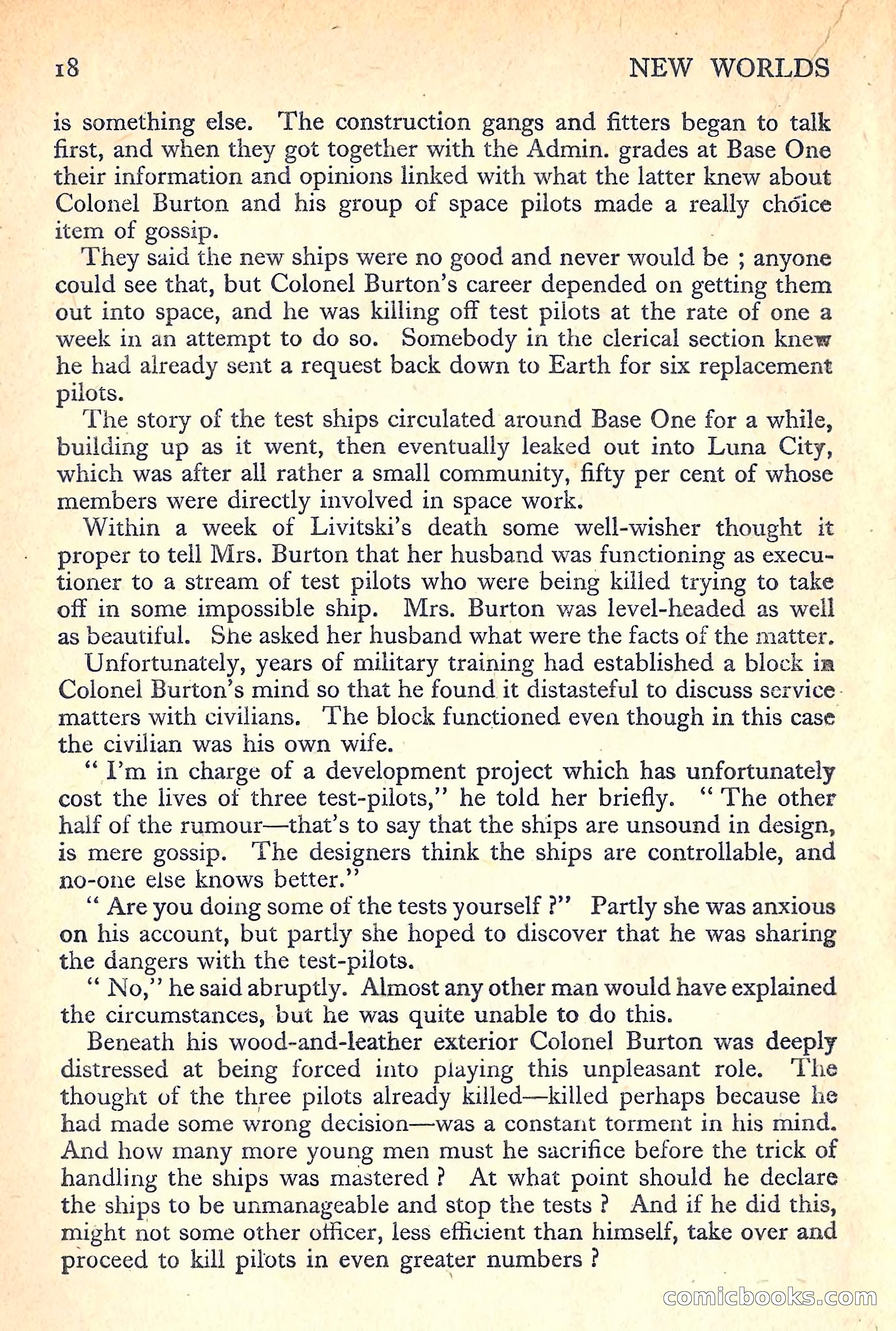 New Worlds Science Fiction No. 54 — page 20 of 132