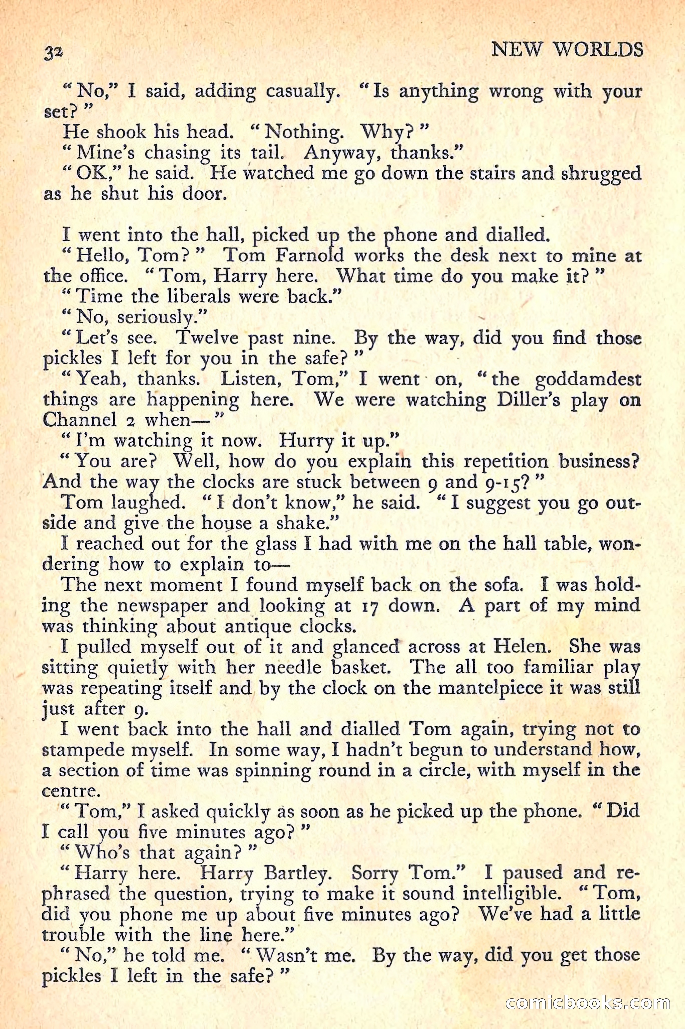 New Worlds Science Fiction No. 54 — page 34 of 132