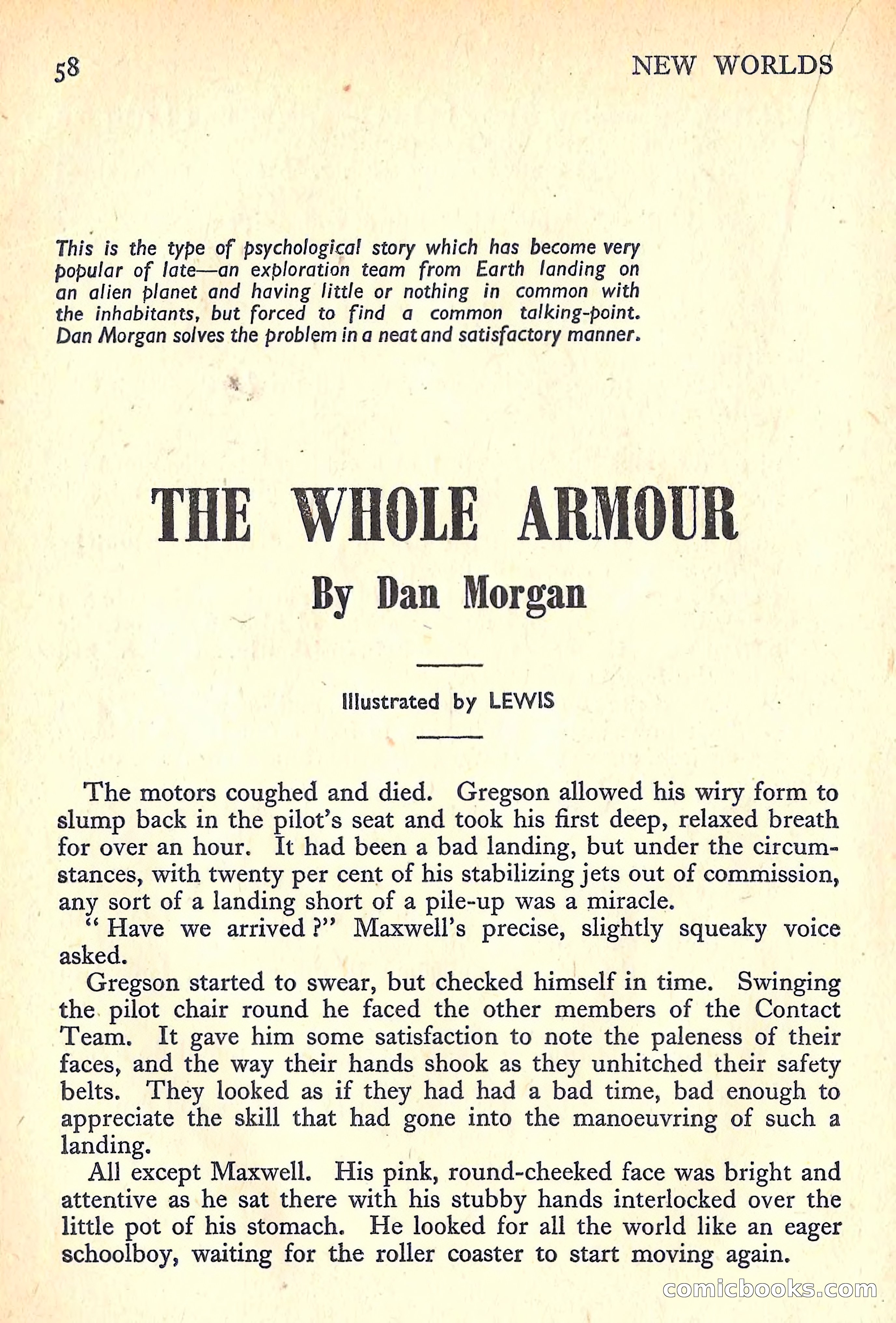 New Worlds Science Fiction No. 54 — page 60 of 132