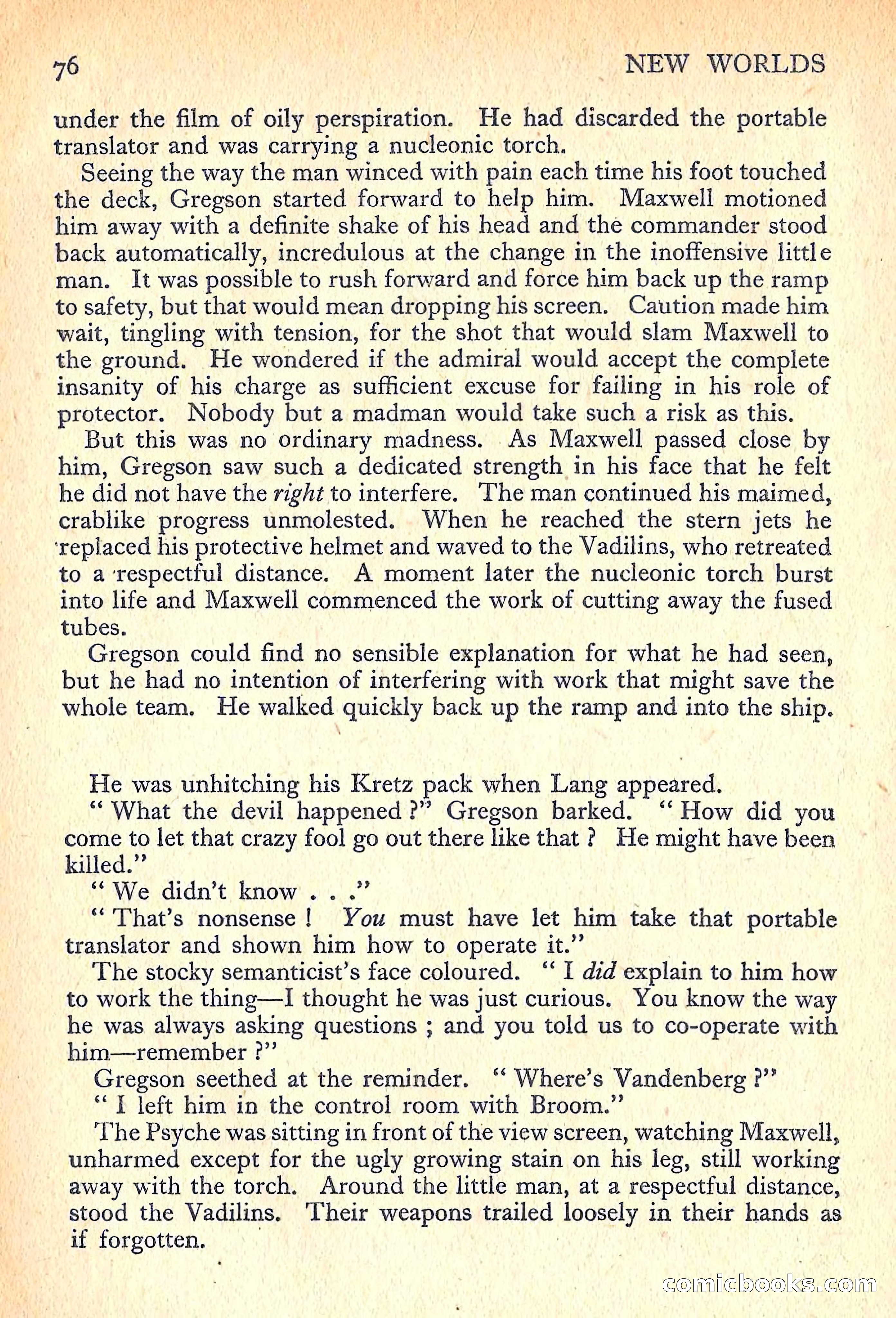 New Worlds Science Fiction No. 54 — page 78 of 132
