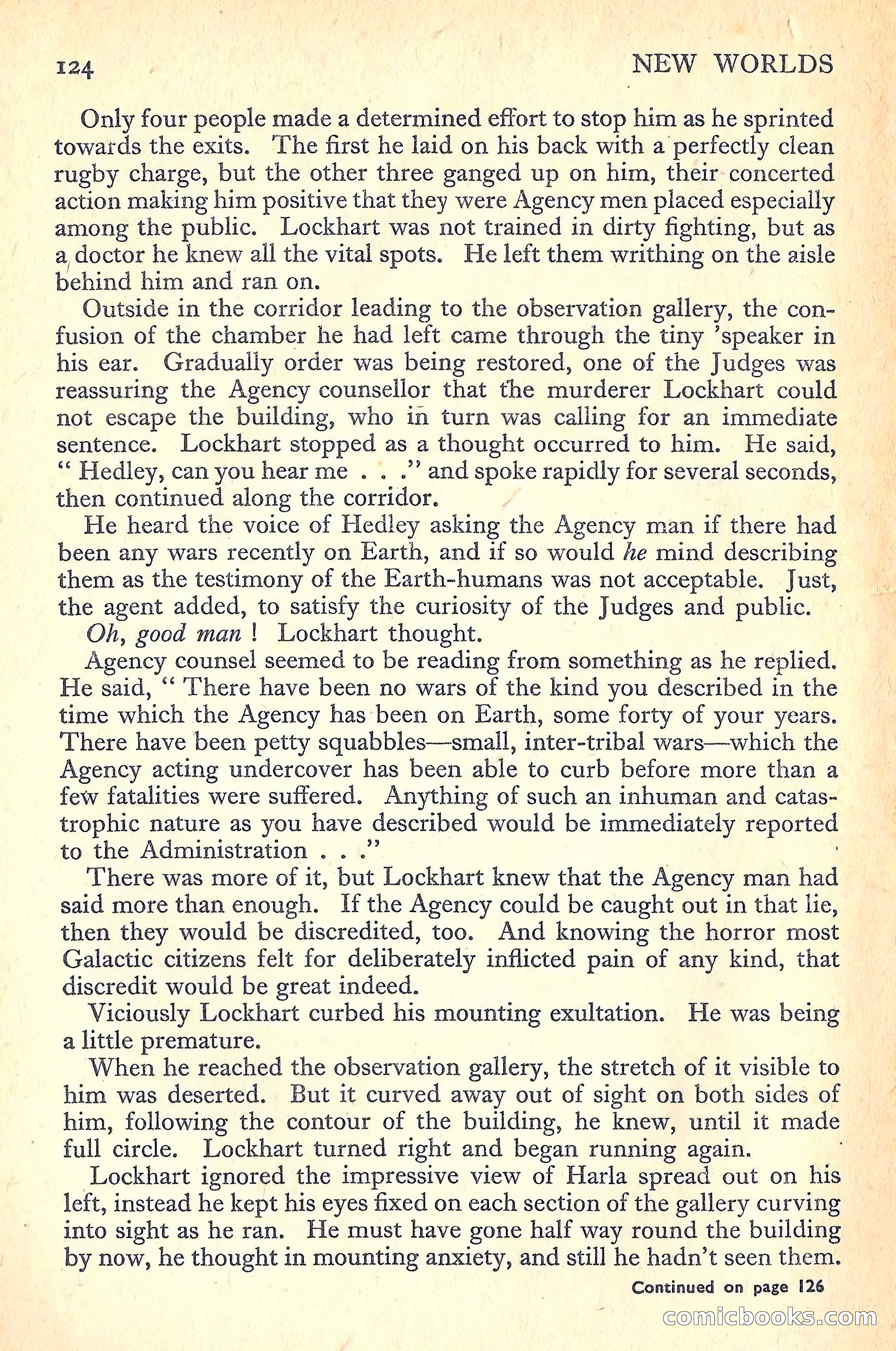 New Worlds Science Fiction No. 54 — page 126 of 132