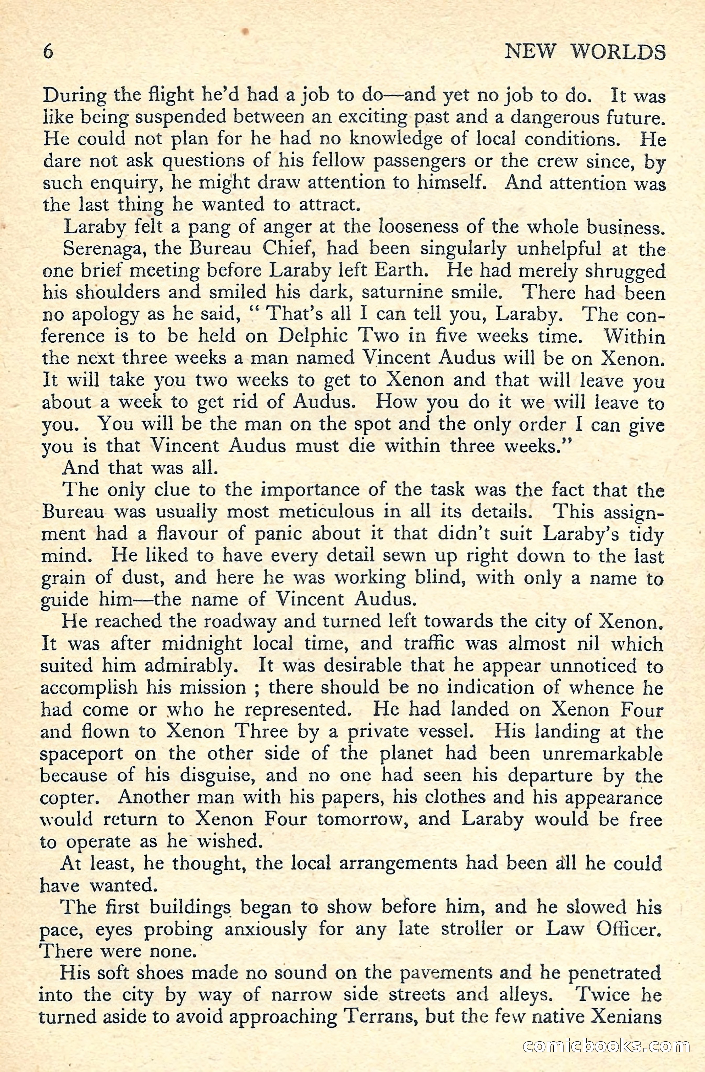 New Worlds Science Fiction No. 55 — page 8 of 132