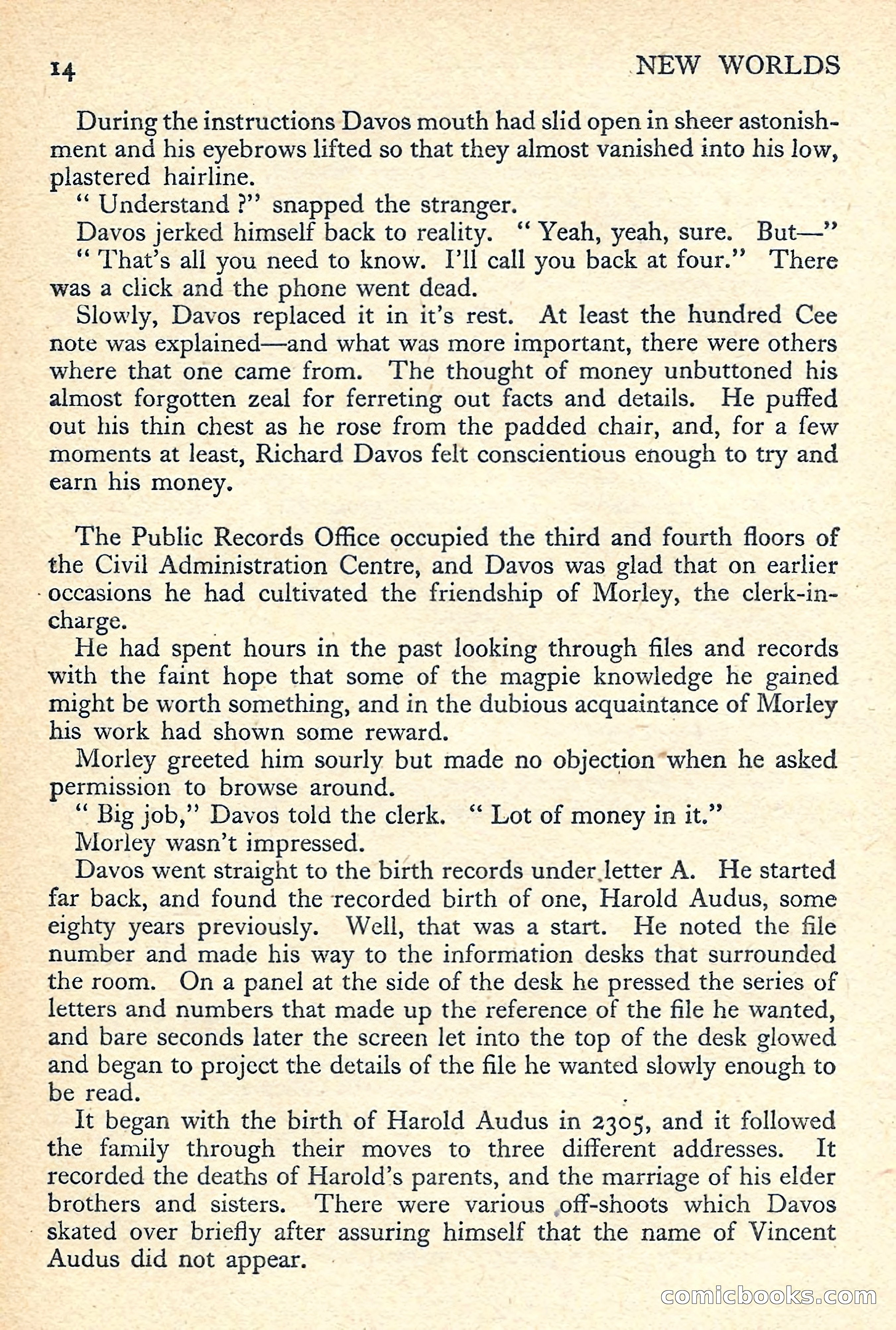 New Worlds Science Fiction No. 55 — page 16 of 132