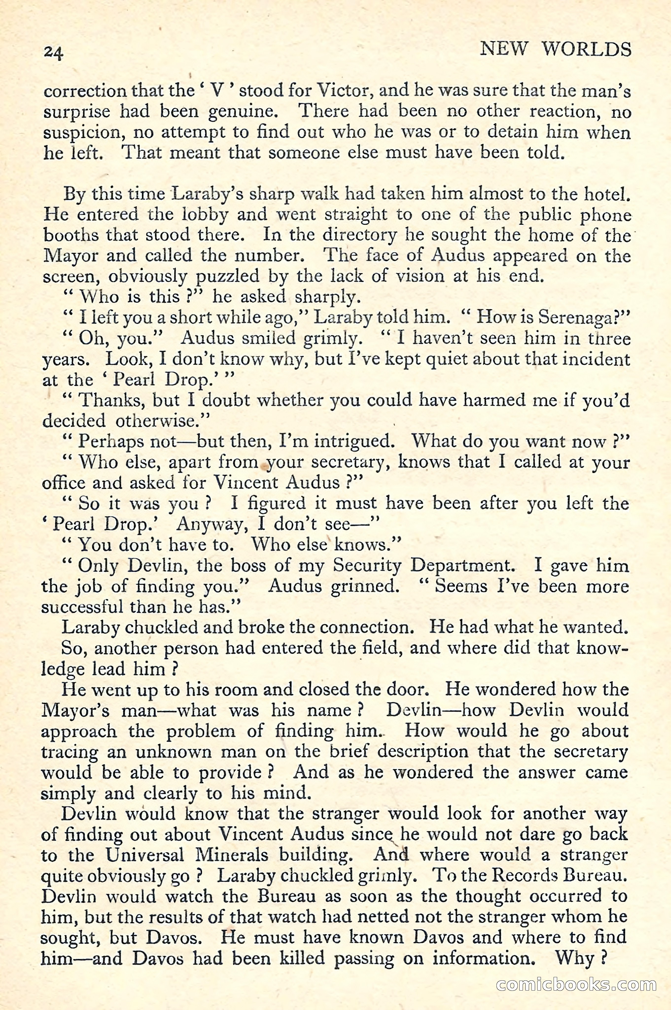 New Worlds Science Fiction No. 55 — page 26 of 132