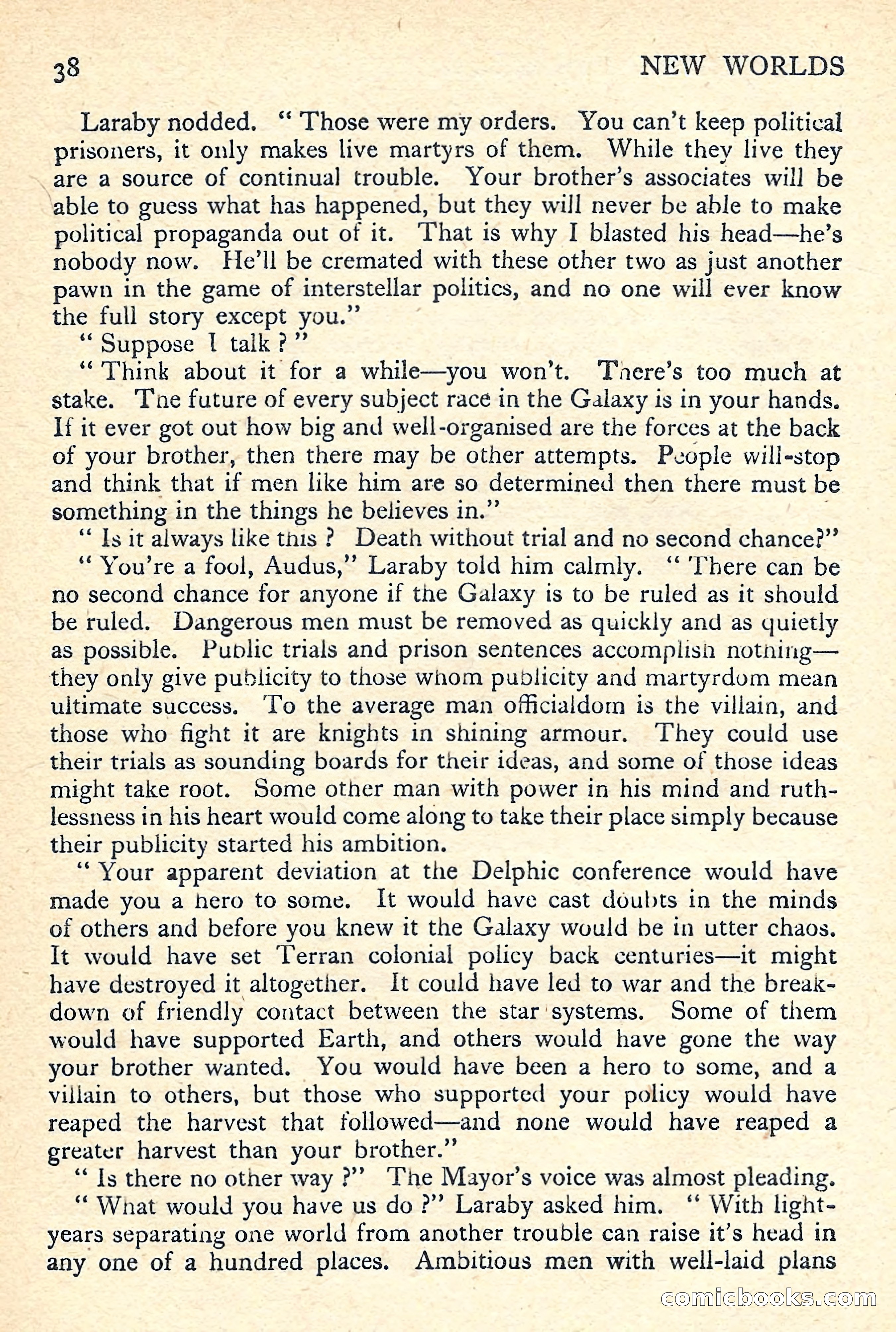 New Worlds Science Fiction No. 55 — page 40 of 132
