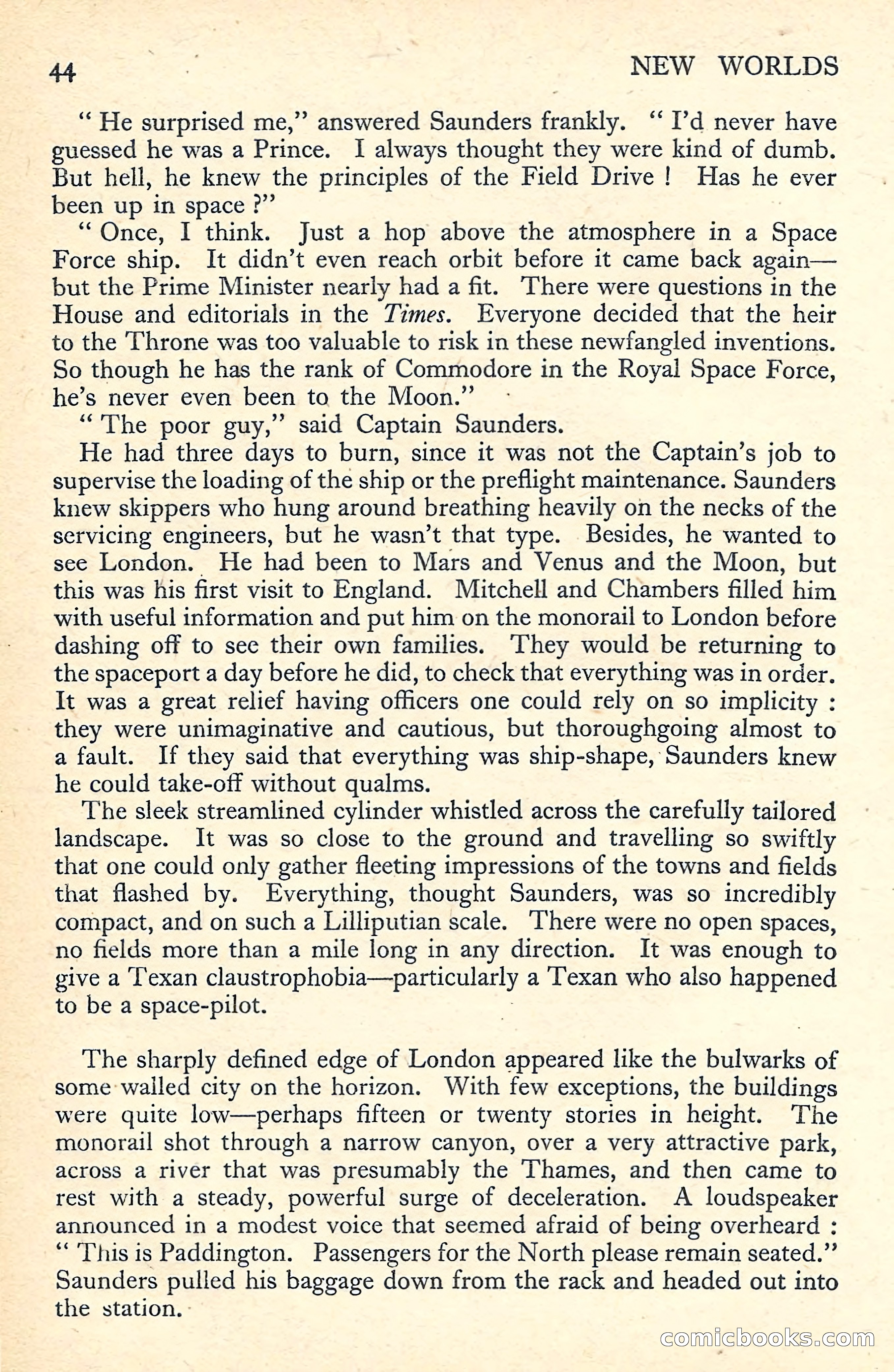 New Worlds Science Fiction No. 55 — page 46 of 132