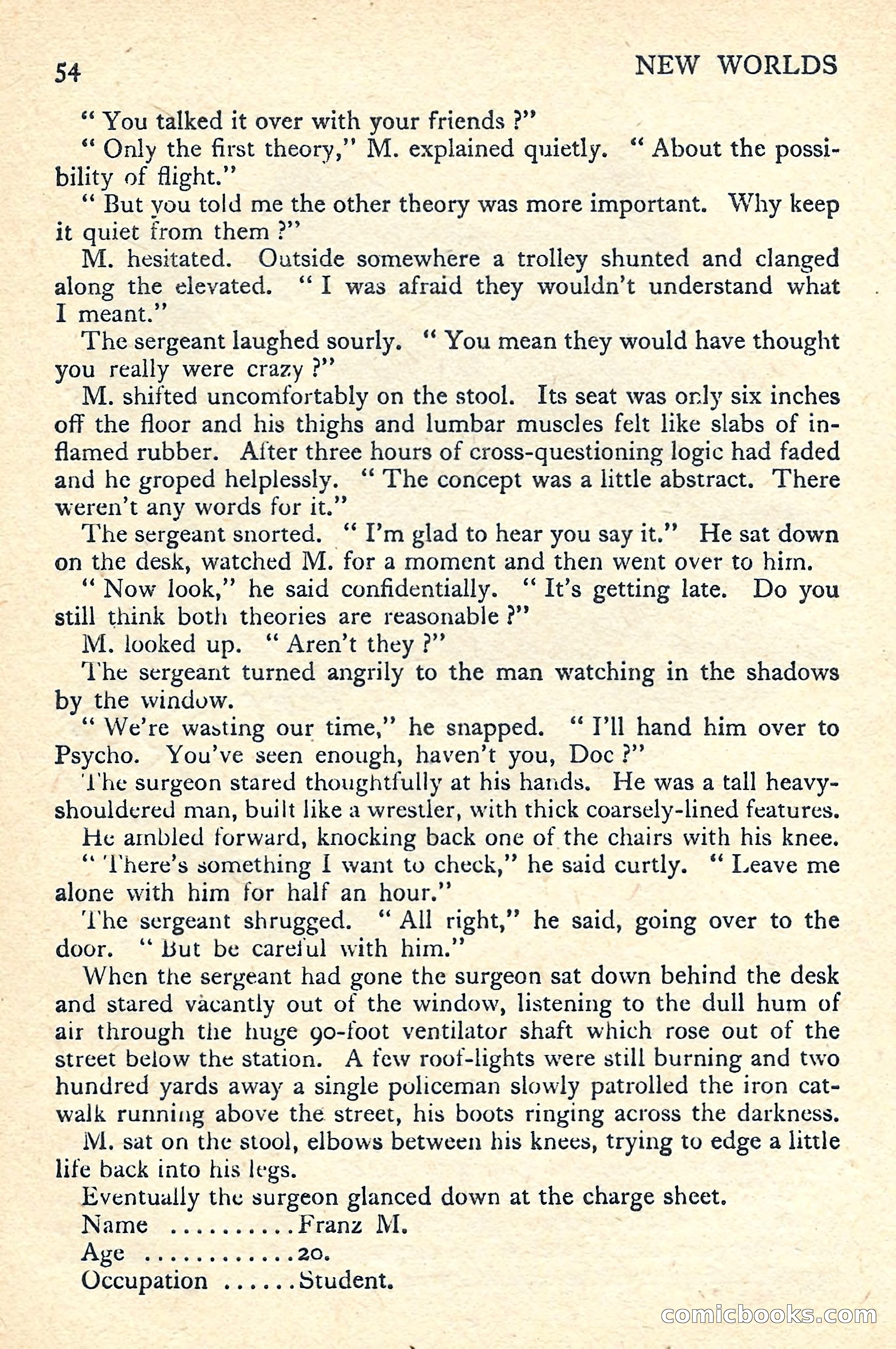 New Worlds Science Fiction No. 55 — page 56 of 132