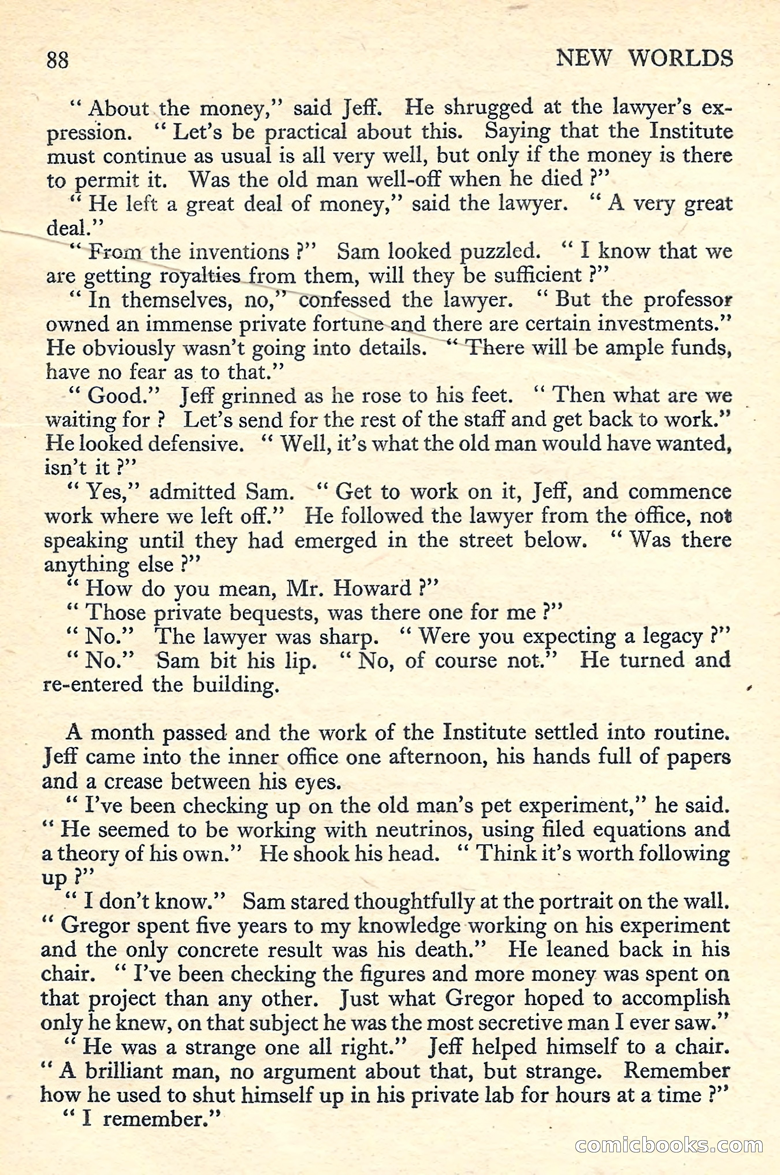 New Worlds Science Fiction No. 55 — page 90 of 132