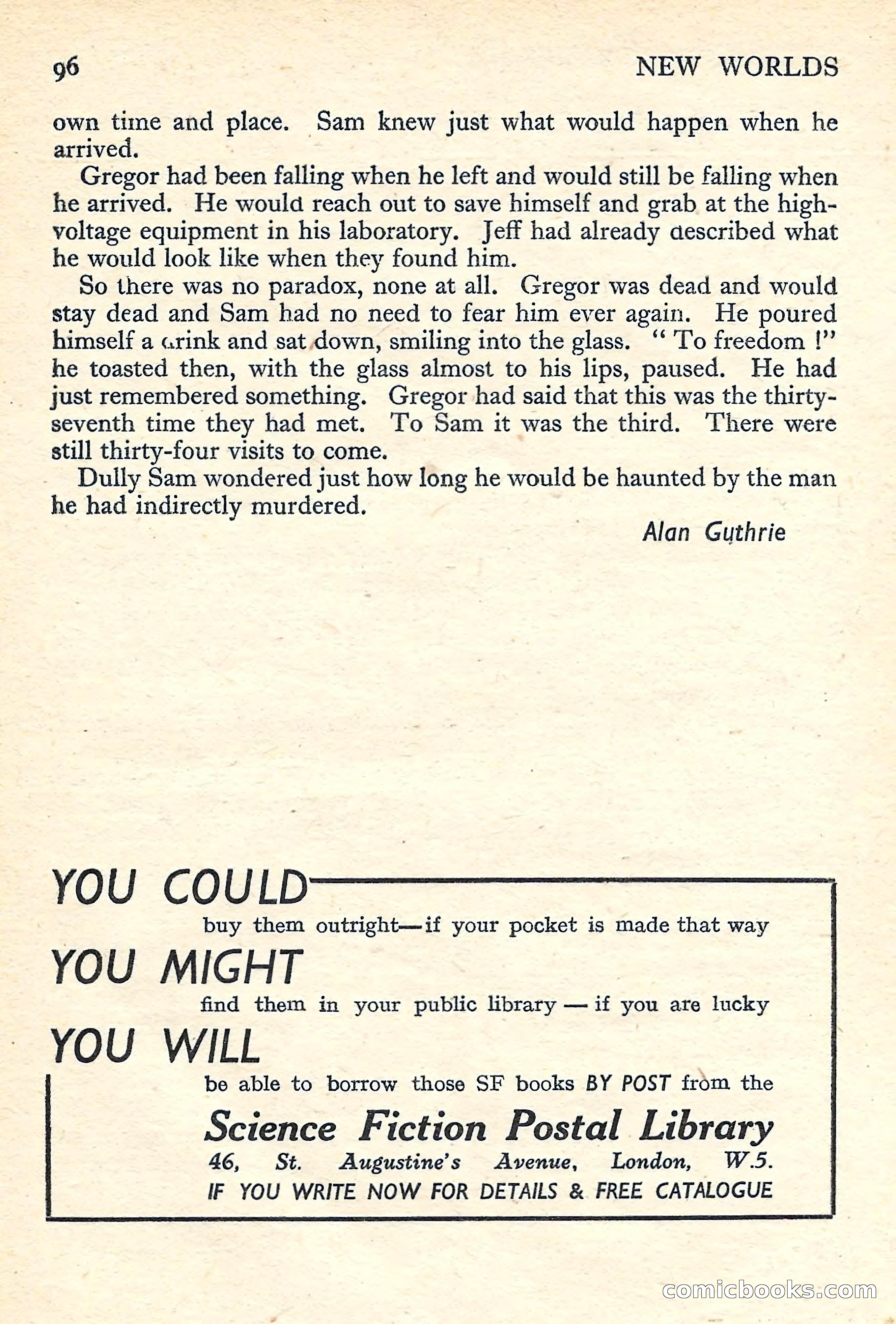 New Worlds Science Fiction No. 55 — page 98 of 132