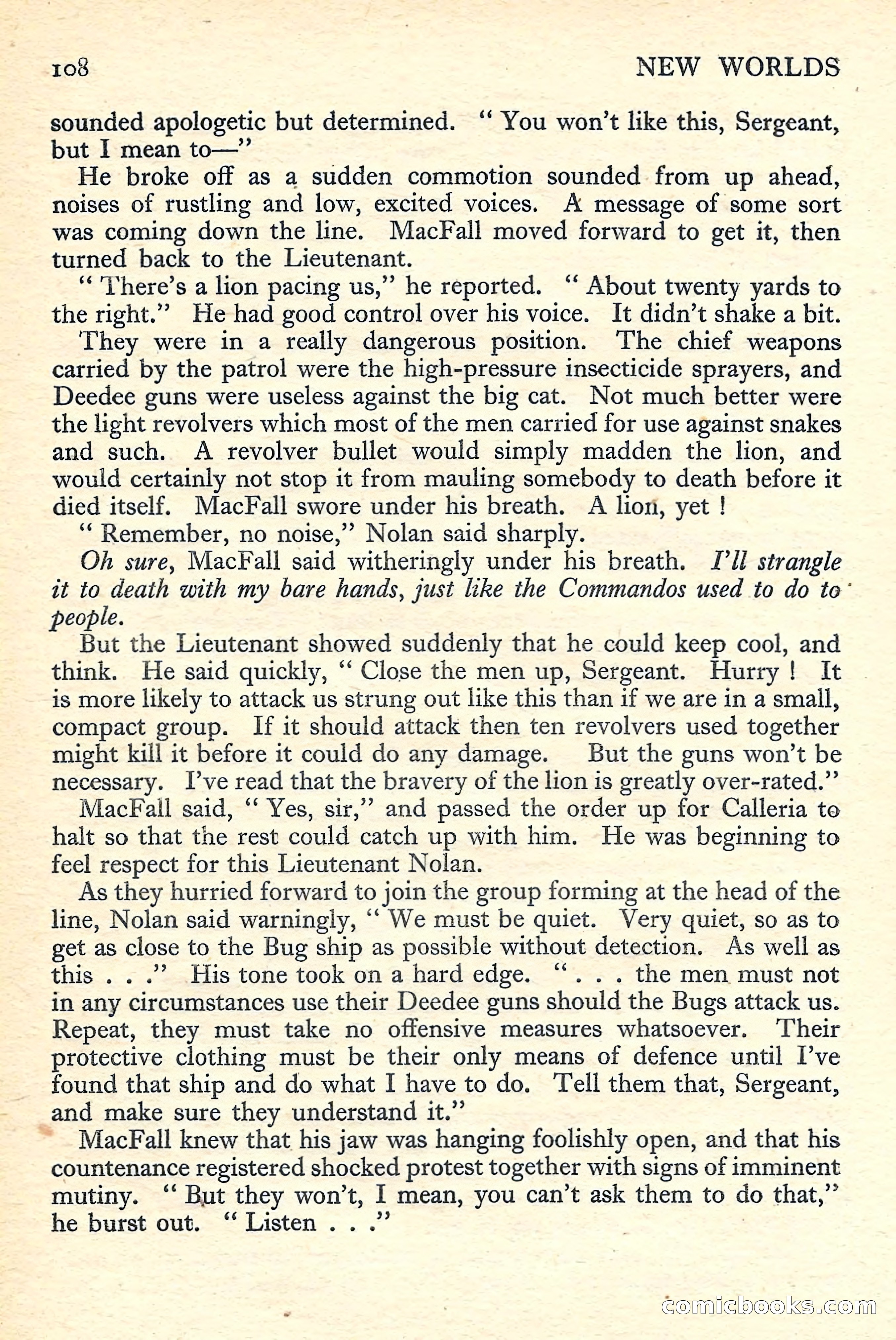 New Worlds Science Fiction No. 55 — page 110 of 132