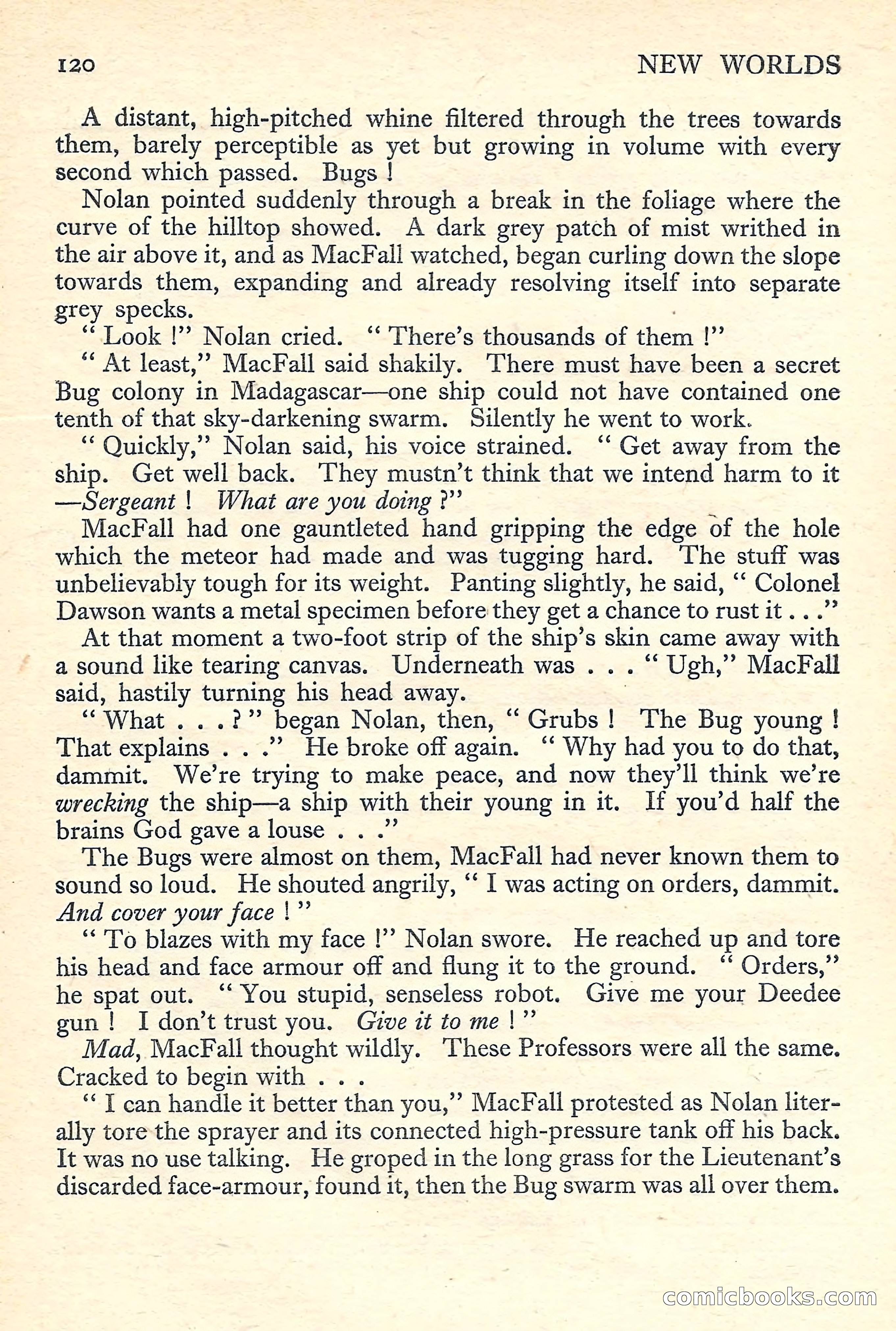 New Worlds Science Fiction No. 55 — page 122 of 132