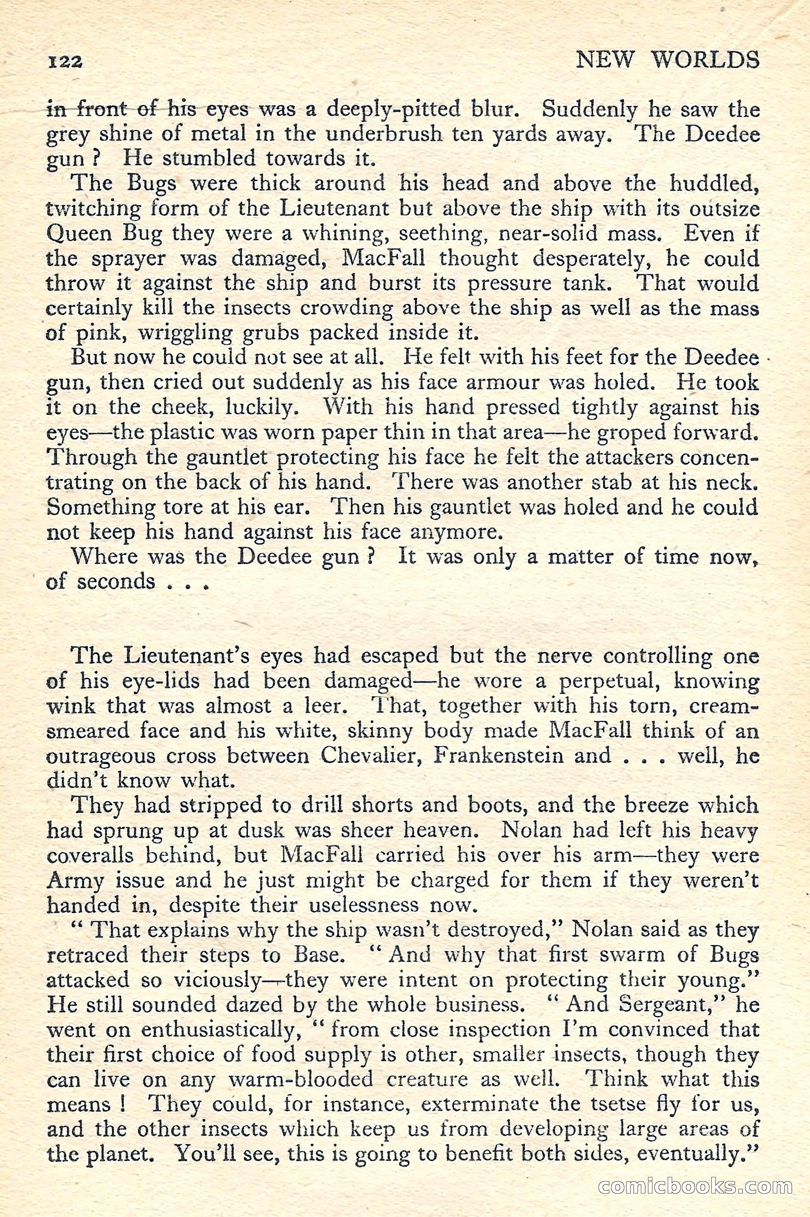 New Worlds Science Fiction No. 55 — page 124 of 132