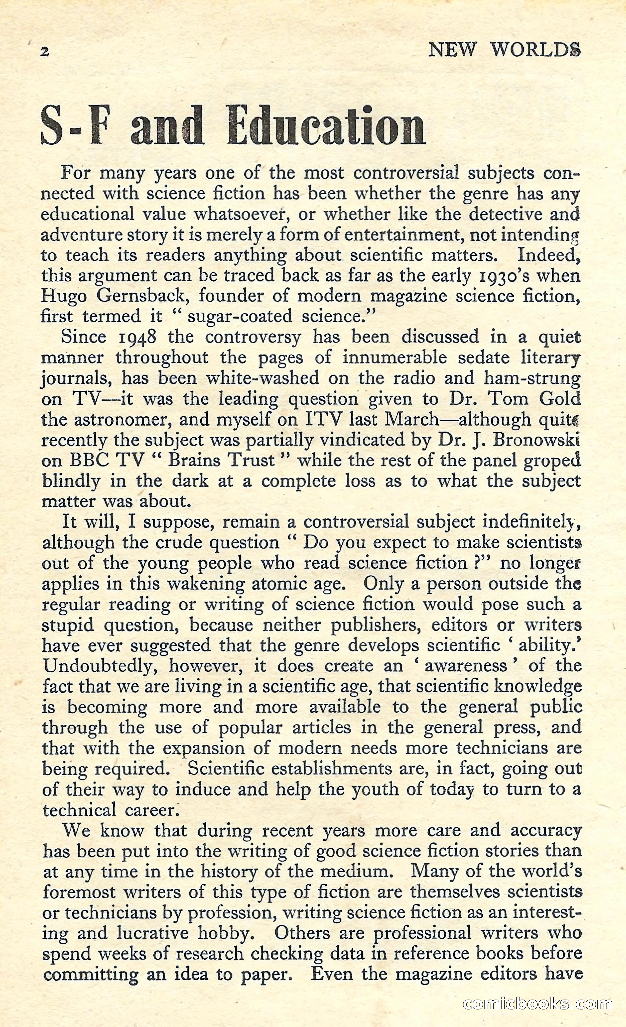 New Worlds Science Fiction No. 56 — page 4 of 132