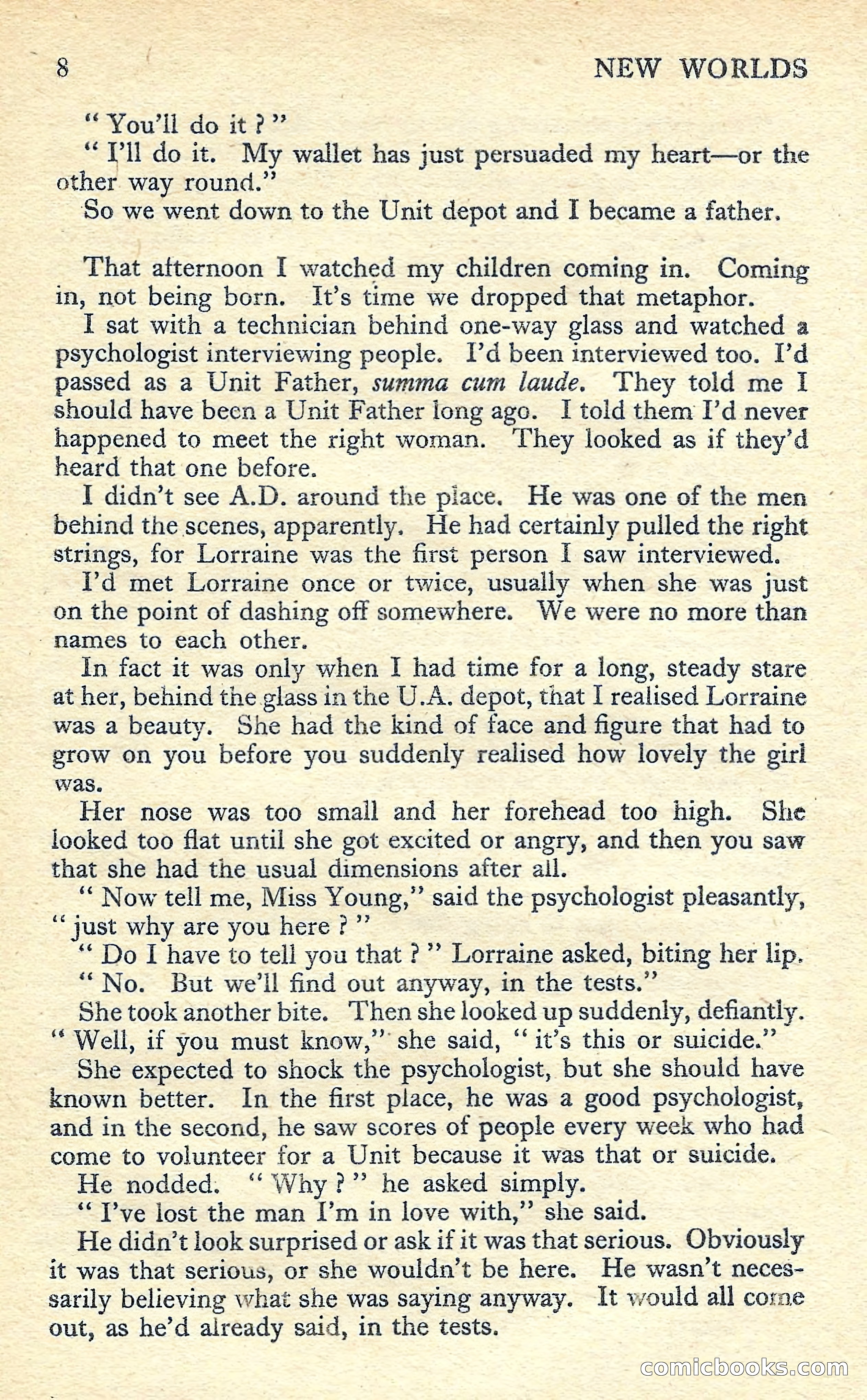 New Worlds Science Fiction No. 56 — page 10 of 132
