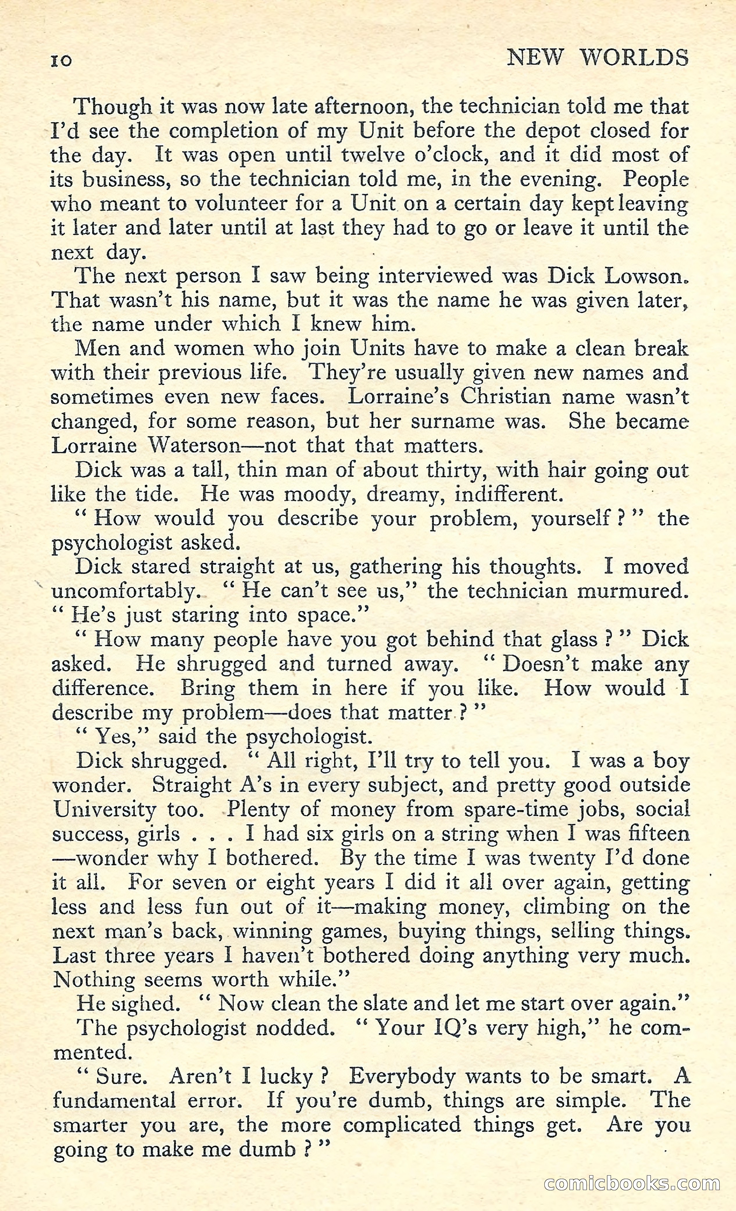 New Worlds Science Fiction No. 56 — page 12 of 132