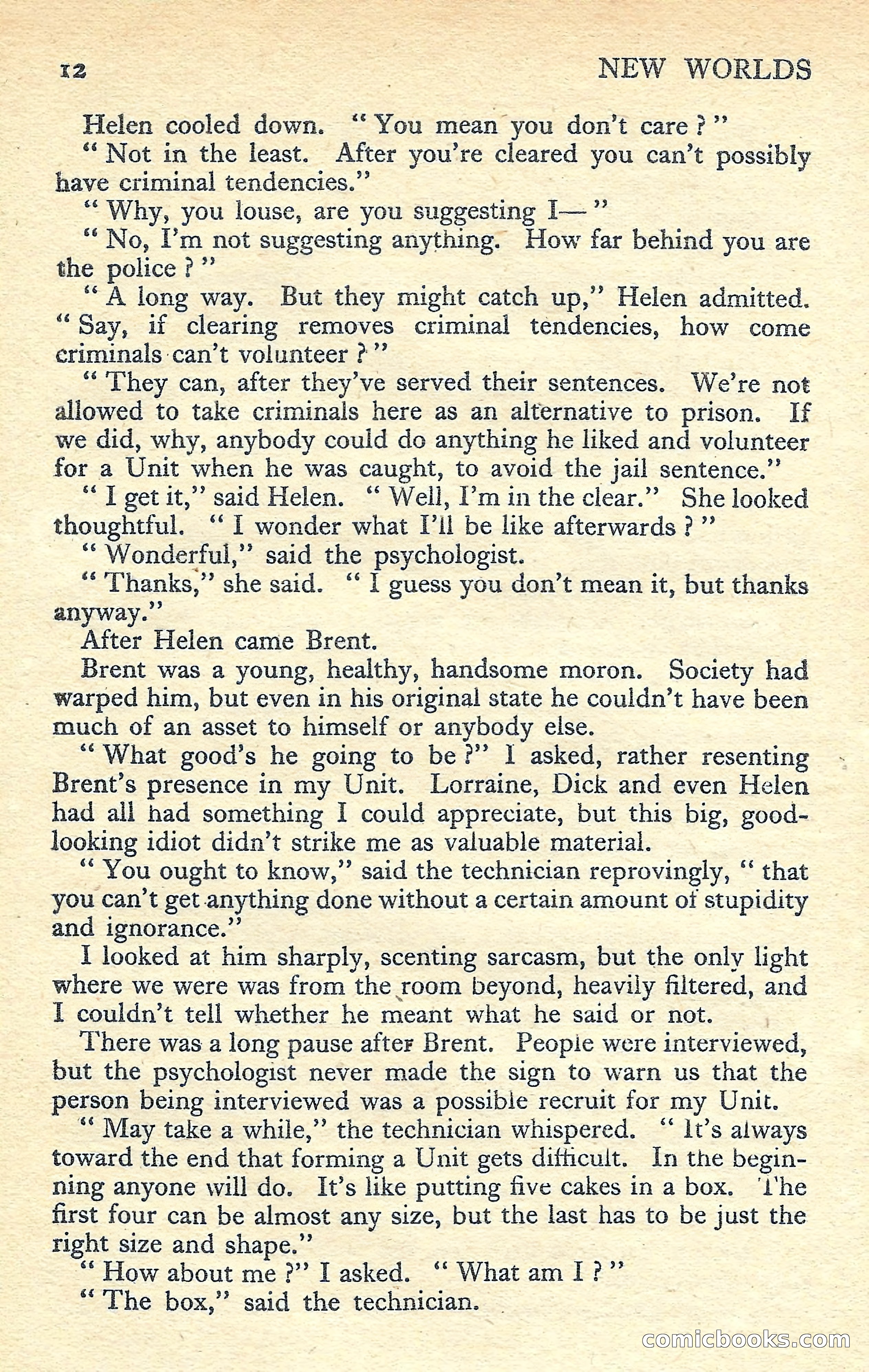 New Worlds Science Fiction No. 56 — page 14 of 132
