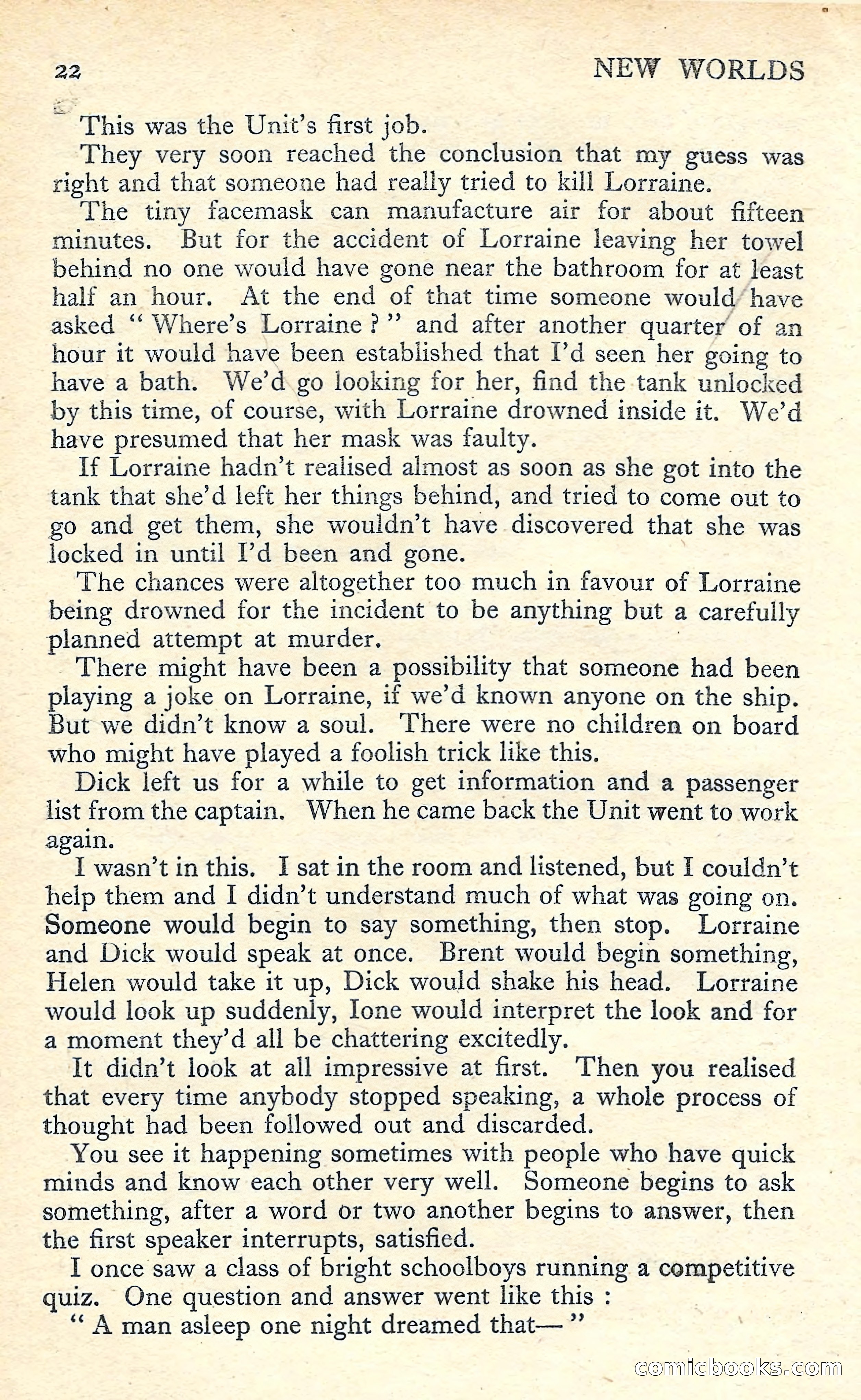 New Worlds Science Fiction No. 56 — page 24 of 132