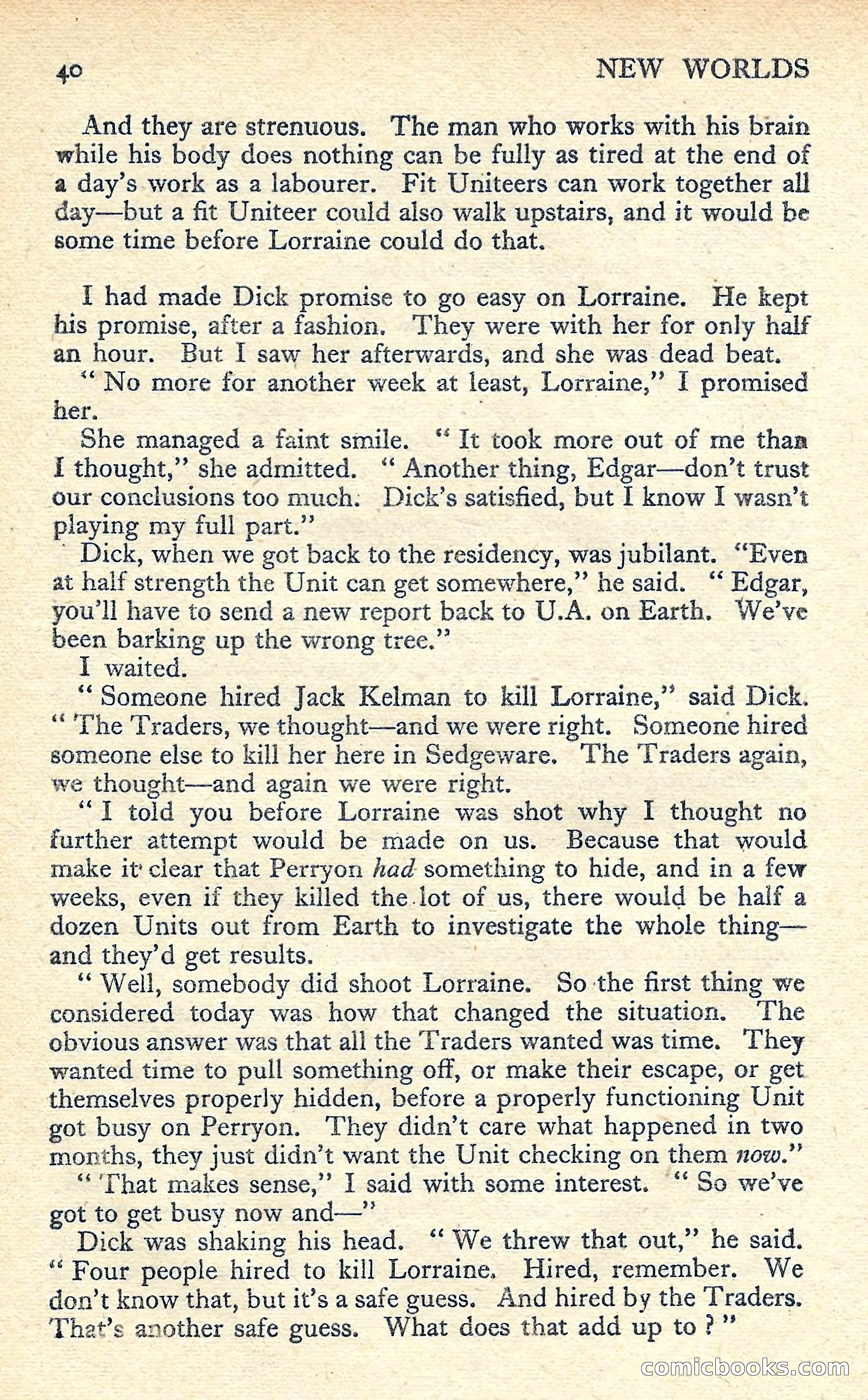 New Worlds Science Fiction No. 56 — page 42 of 132