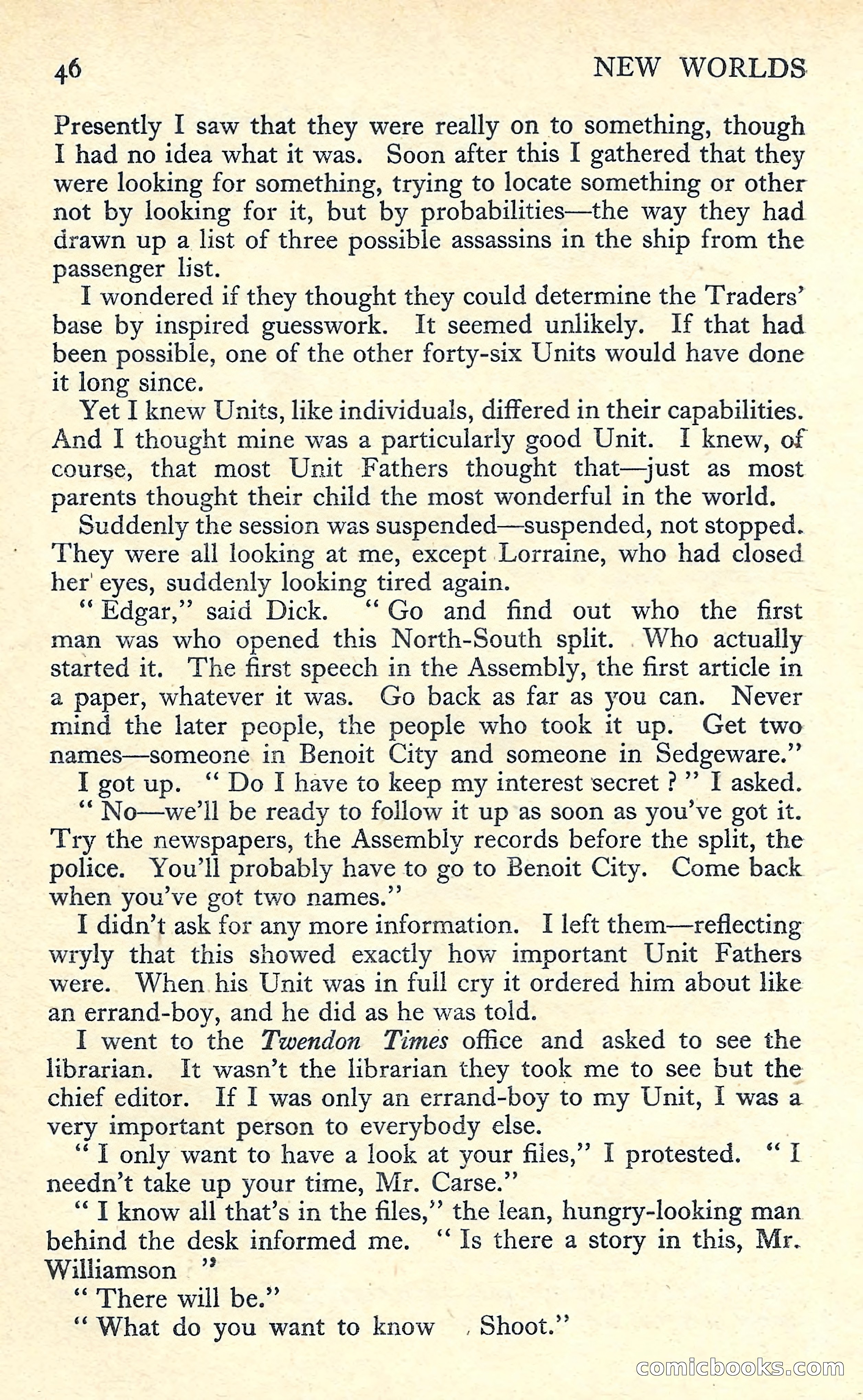 New Worlds Science Fiction No. 56 — page 48 of 132