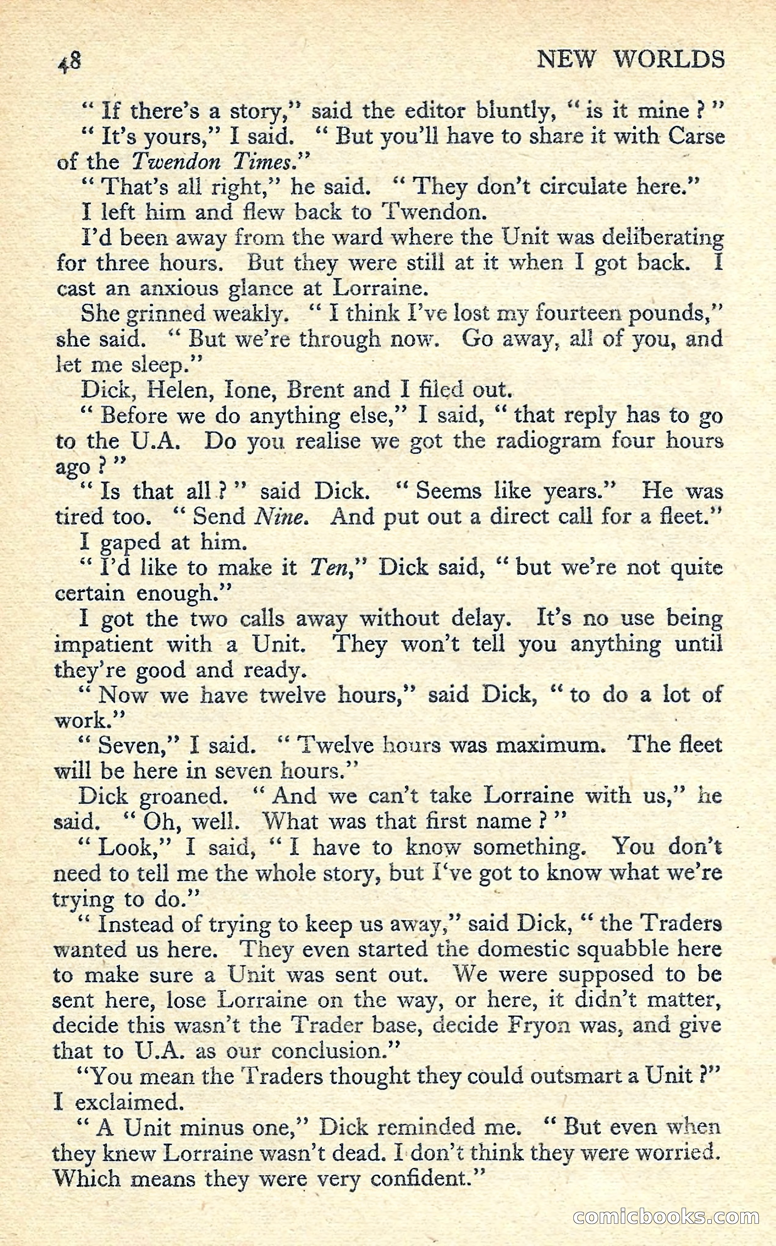 New Worlds Science Fiction No. 56 — page 50 of 132