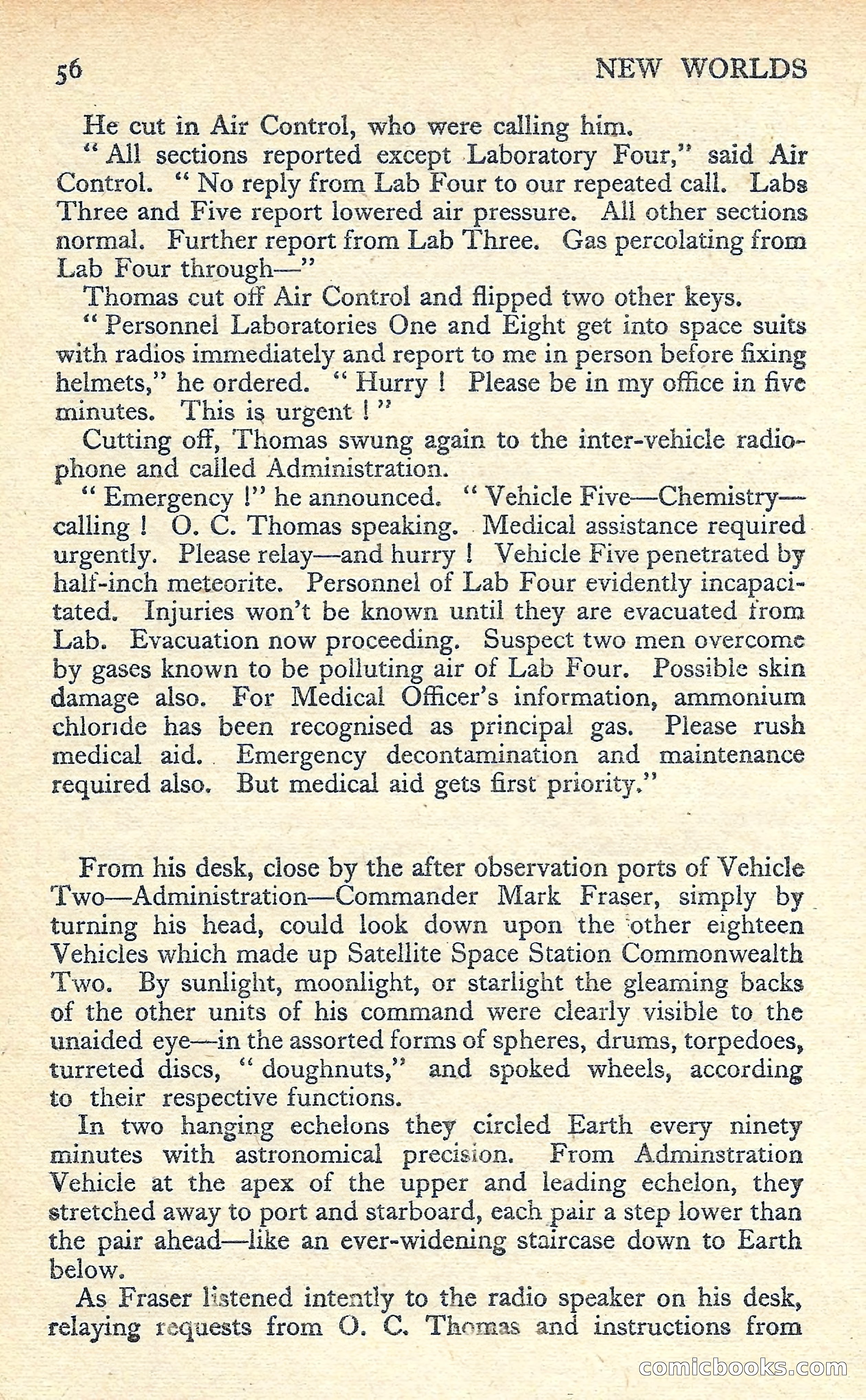 New Worlds Science Fiction No. 56 — page 58 of 132