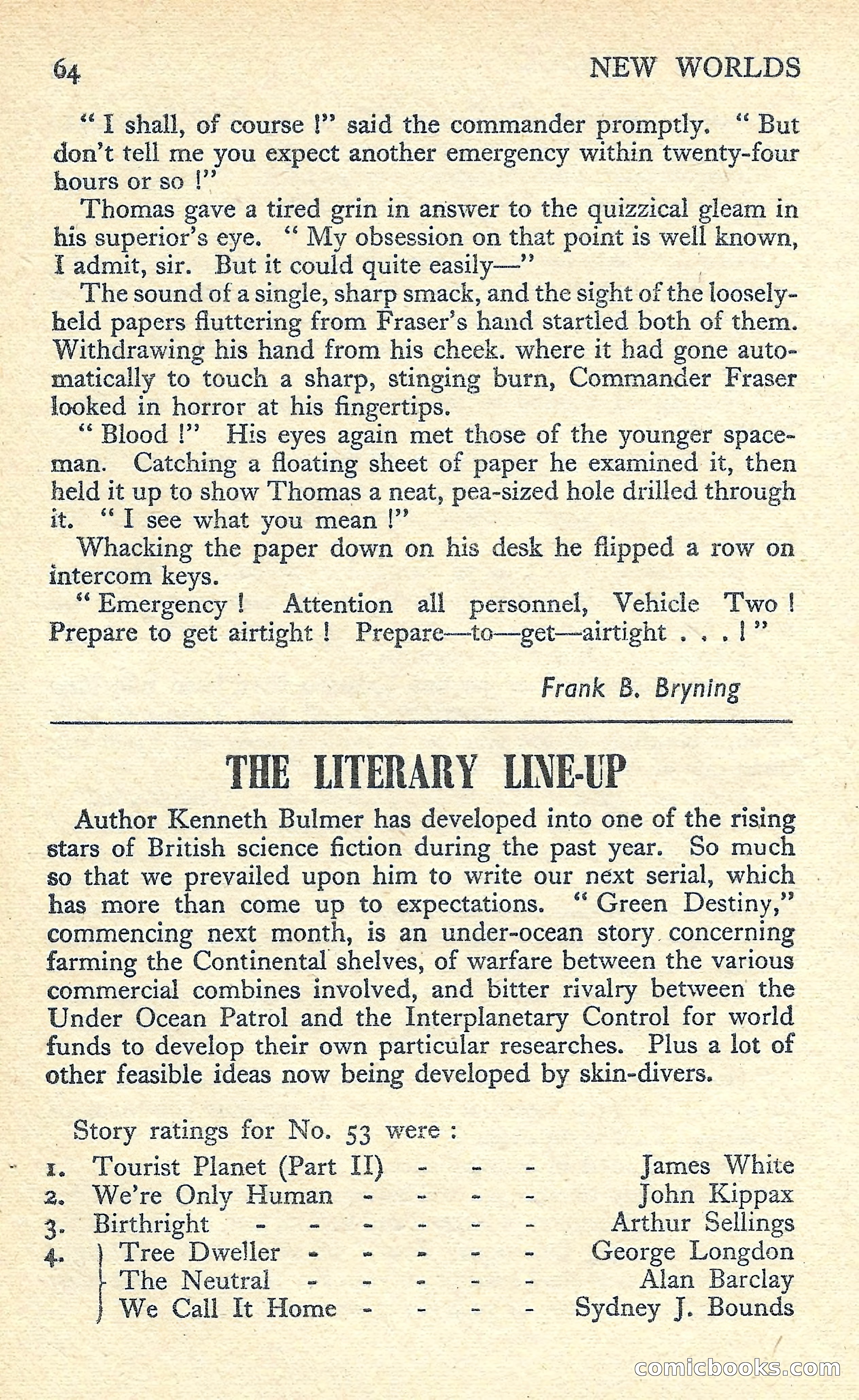 New Worlds Science Fiction No. 56 — page 66 of 132
