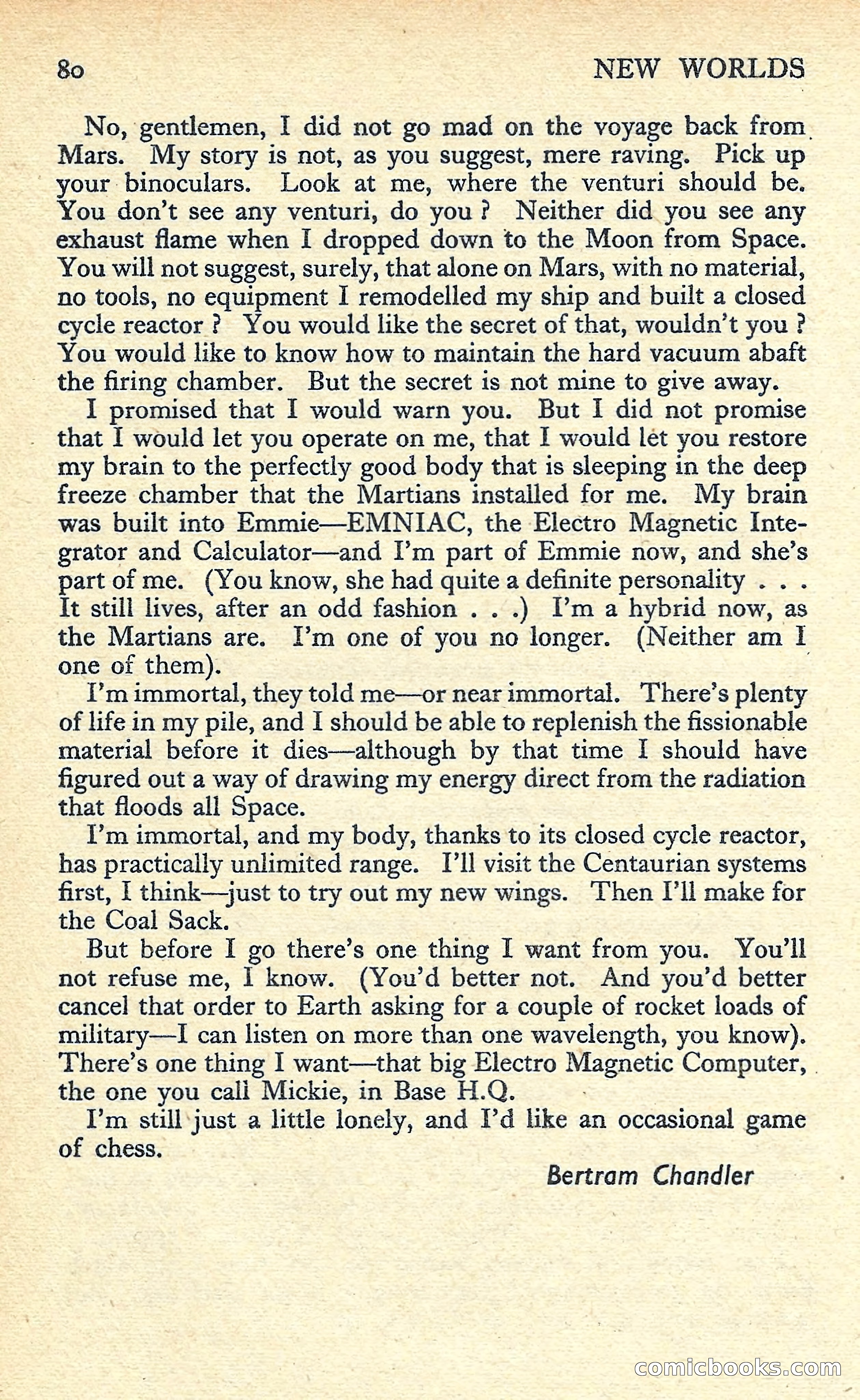 New Worlds Science Fiction No. 56 — page 82 of 132