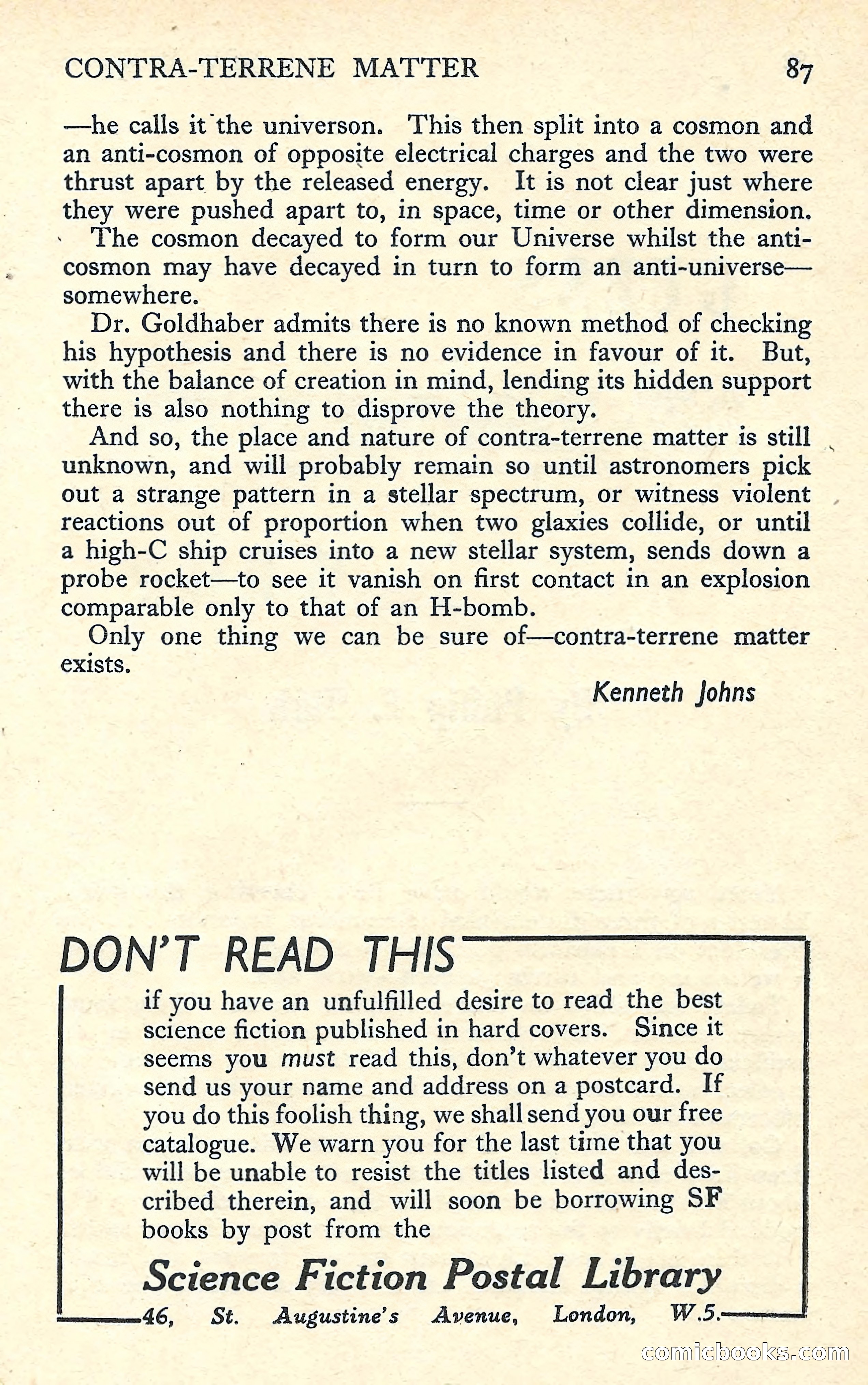 New Worlds Science Fiction No. 56 — page 89 of 132