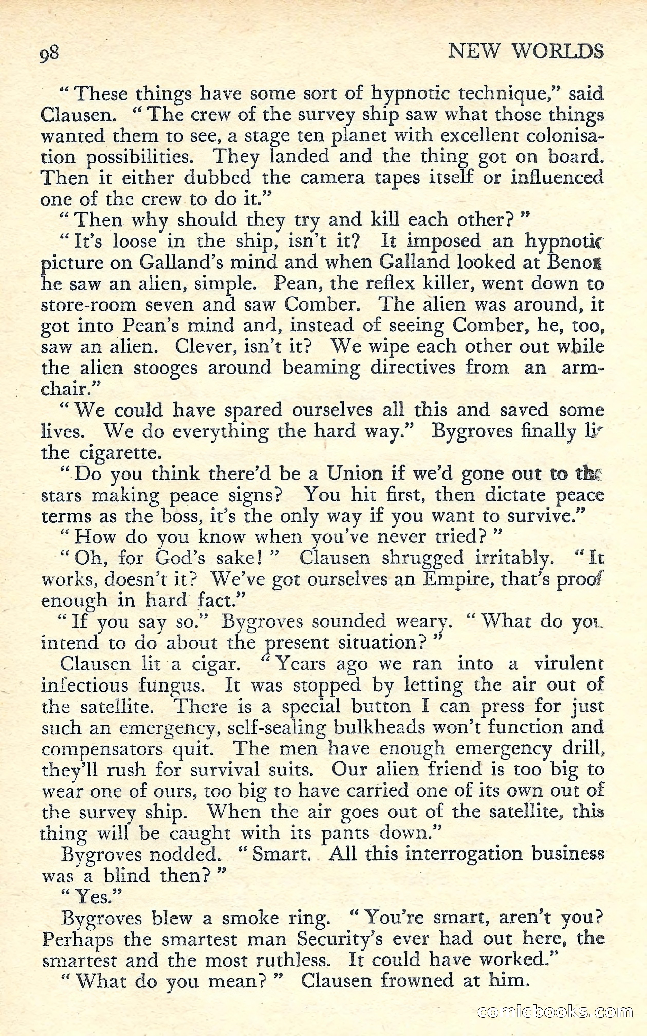 New Worlds Science Fiction No. 56 — page 100 of 132