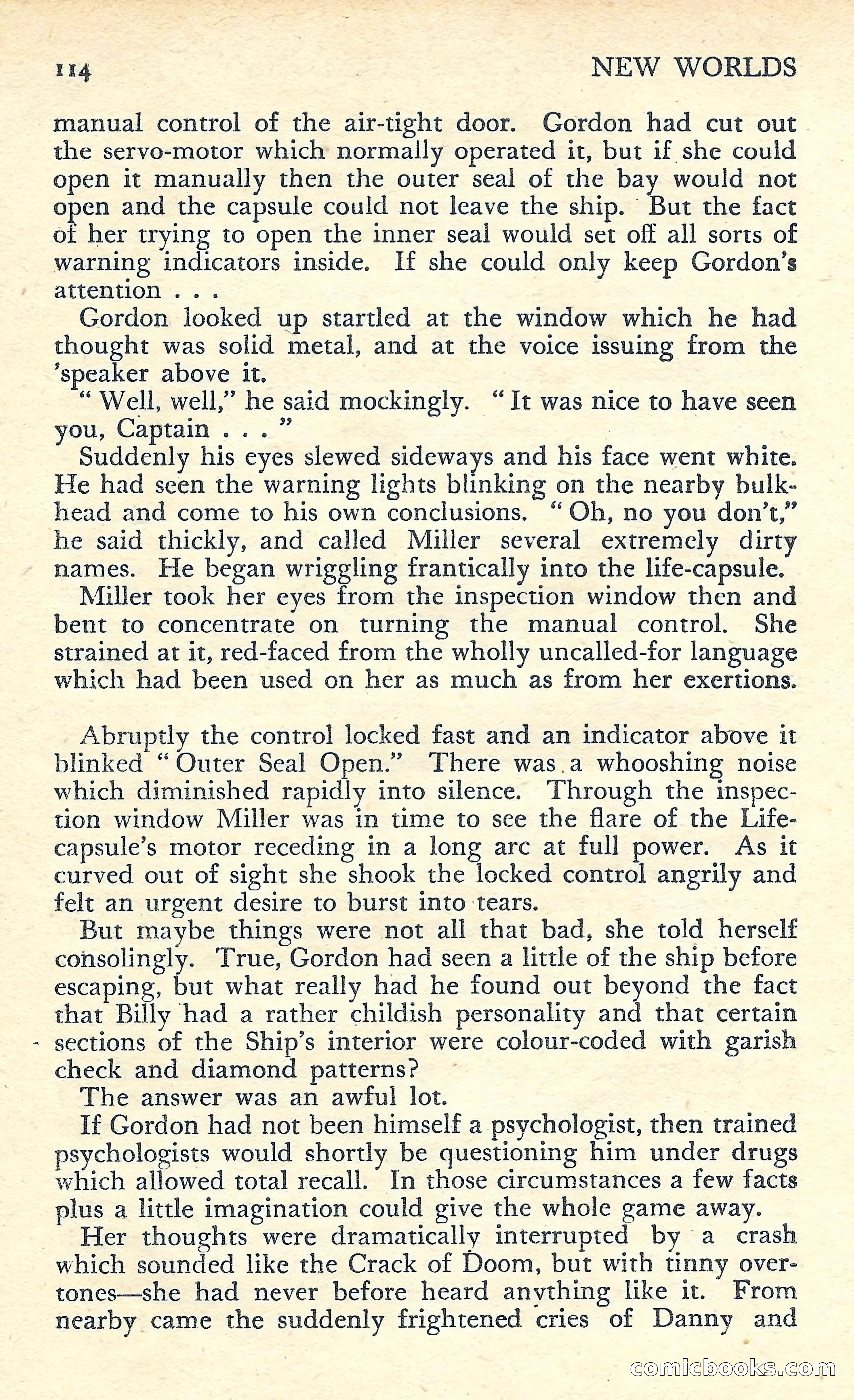 New Worlds Science Fiction No. 56 — page 116 of 132